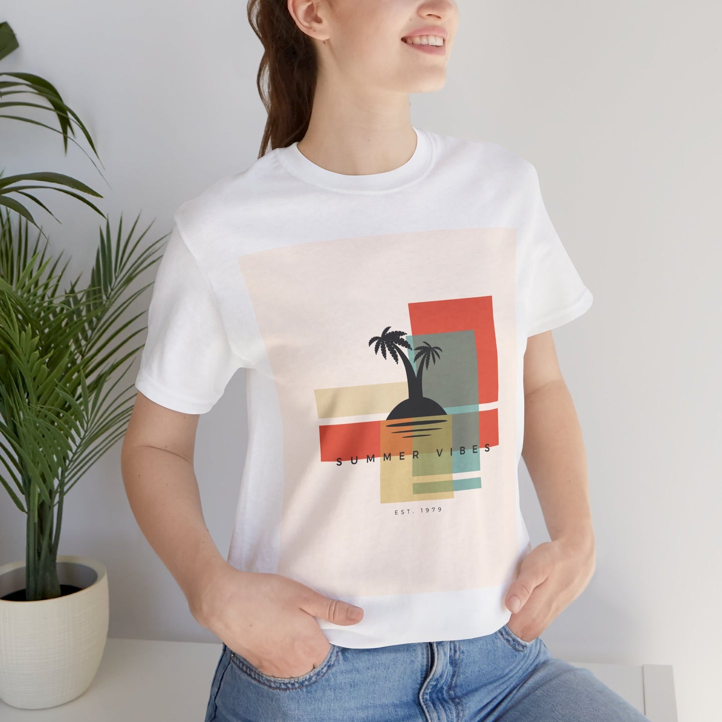 Tropical Sunset Tee, Summer Vibes Shirt, Vacation Outfit, Unisex Graphic Tee, Gift for Beach Lovers, Casual Wear