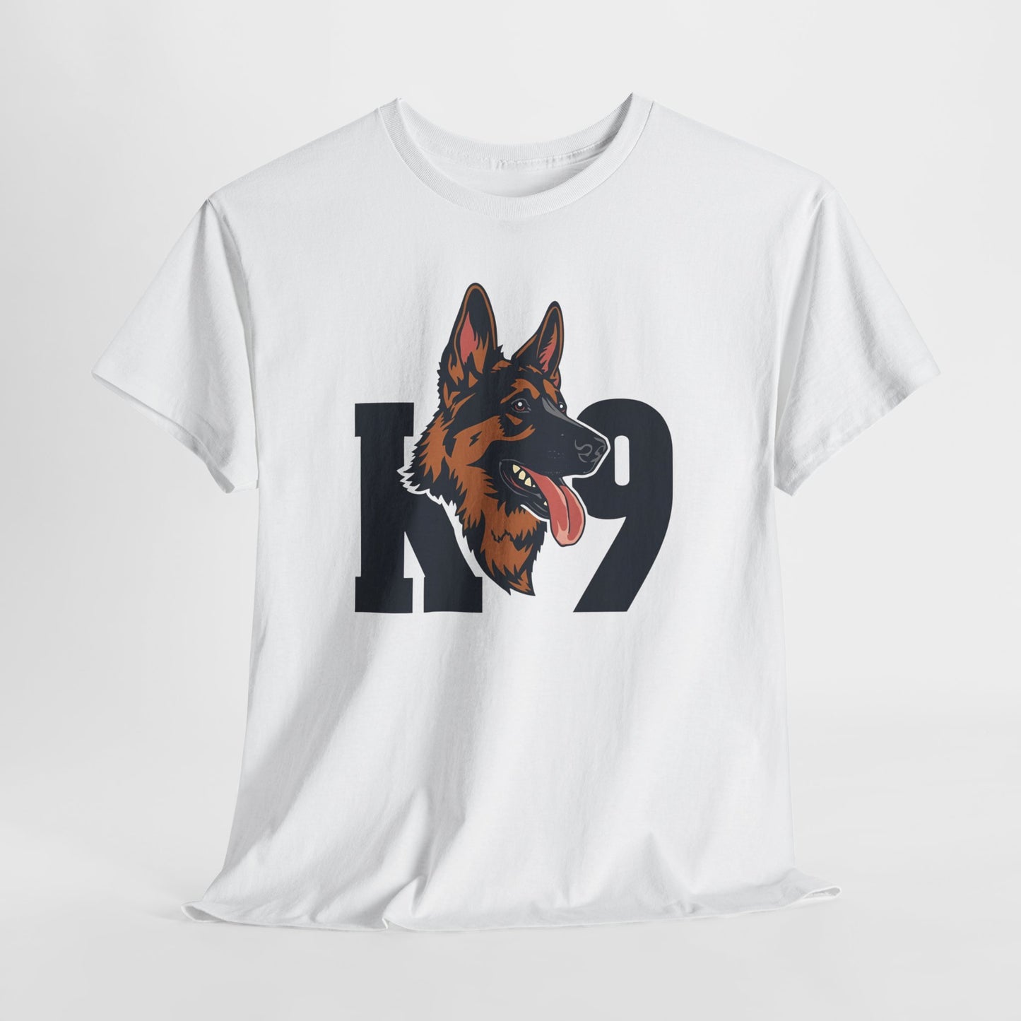 German Shepherd K9 Lover Unisex Heavy Cotton Tee | Dog Owner Gift, Dog Lover Apparel