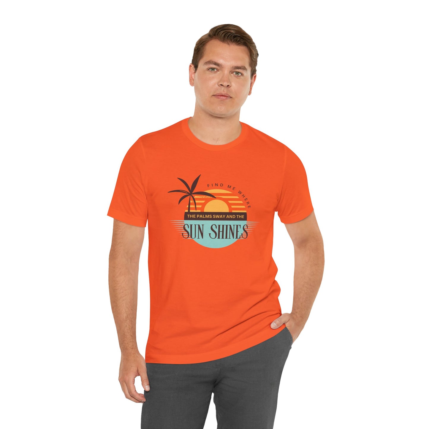 Tropical Vibes Tee - Relaxing Beach Sunset Design for Travelers and Summer Lovers, Perfect Gift for Vacations, Beach Days, and Casual Style