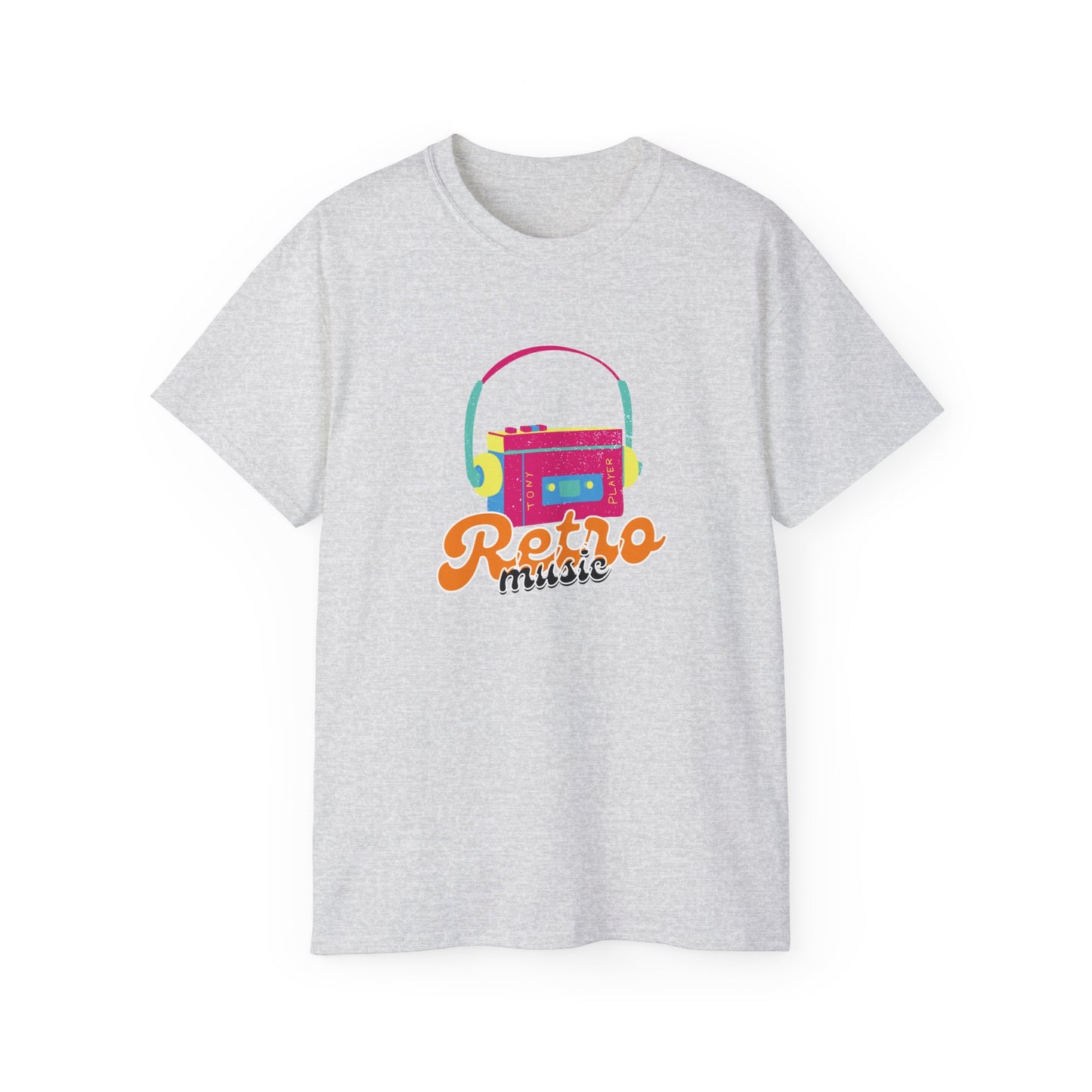 Retro Music Unisex Tee, Vintage Style Shirt, 80s Music Lover Gift, Casual Wear, Festival Outfit, Music Party T-Shirt