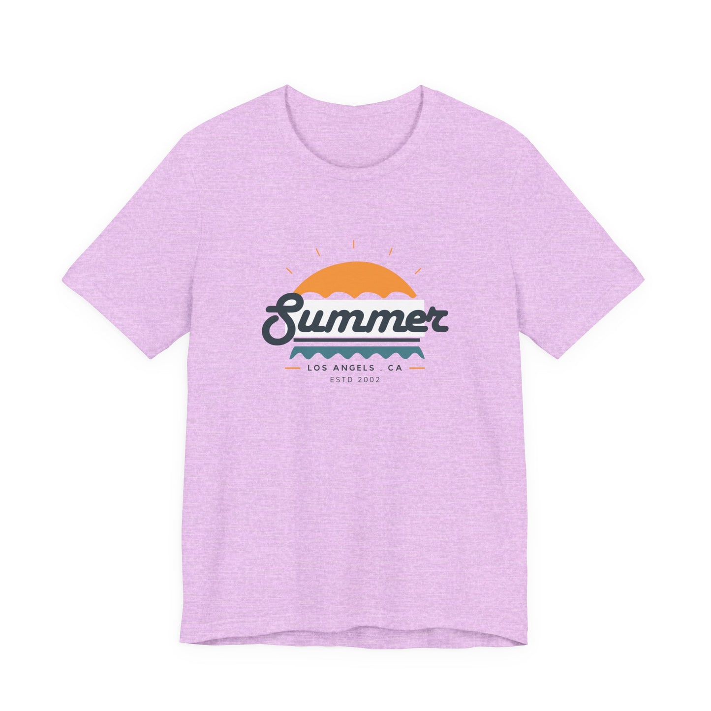 Summer Vibes Unisex Jersey Short Sleeve Tee, Beach Shirt, Casual Summer Wear, Gift for Friends, Coastal Adventure Top, LA Style Tee