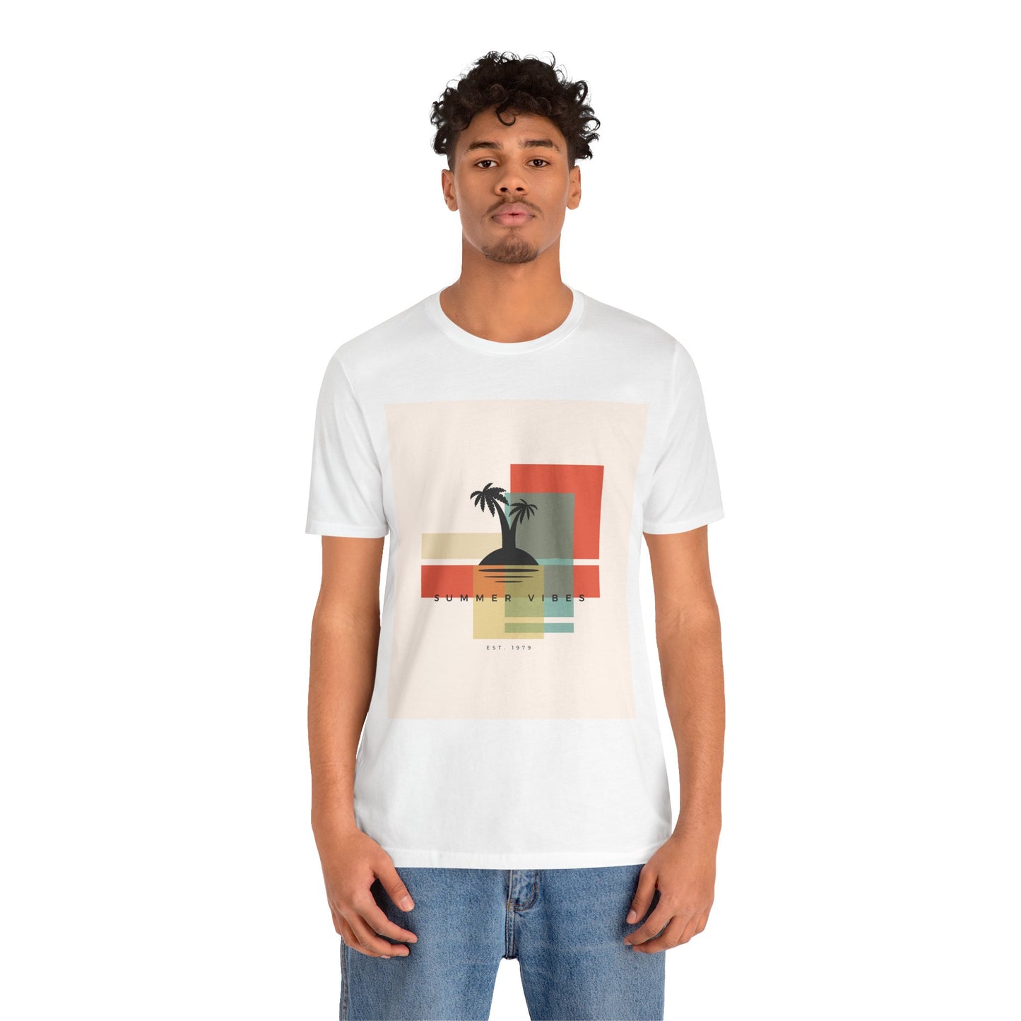 Tropical Sunset Tee, Summer Vibes Shirt, Vacation Outfit, Unisex Graphic Tee, Gift for Beach Lovers, Casual Wear