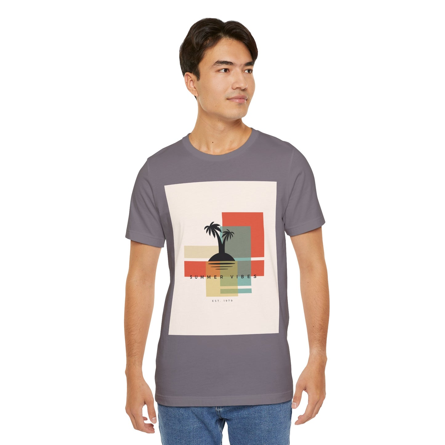 Tropical Sunset Tee, Summer Vibes Shirt, Vacation Outfit, Unisex Graphic Tee, Gift for Beach Lovers, Casual Wear