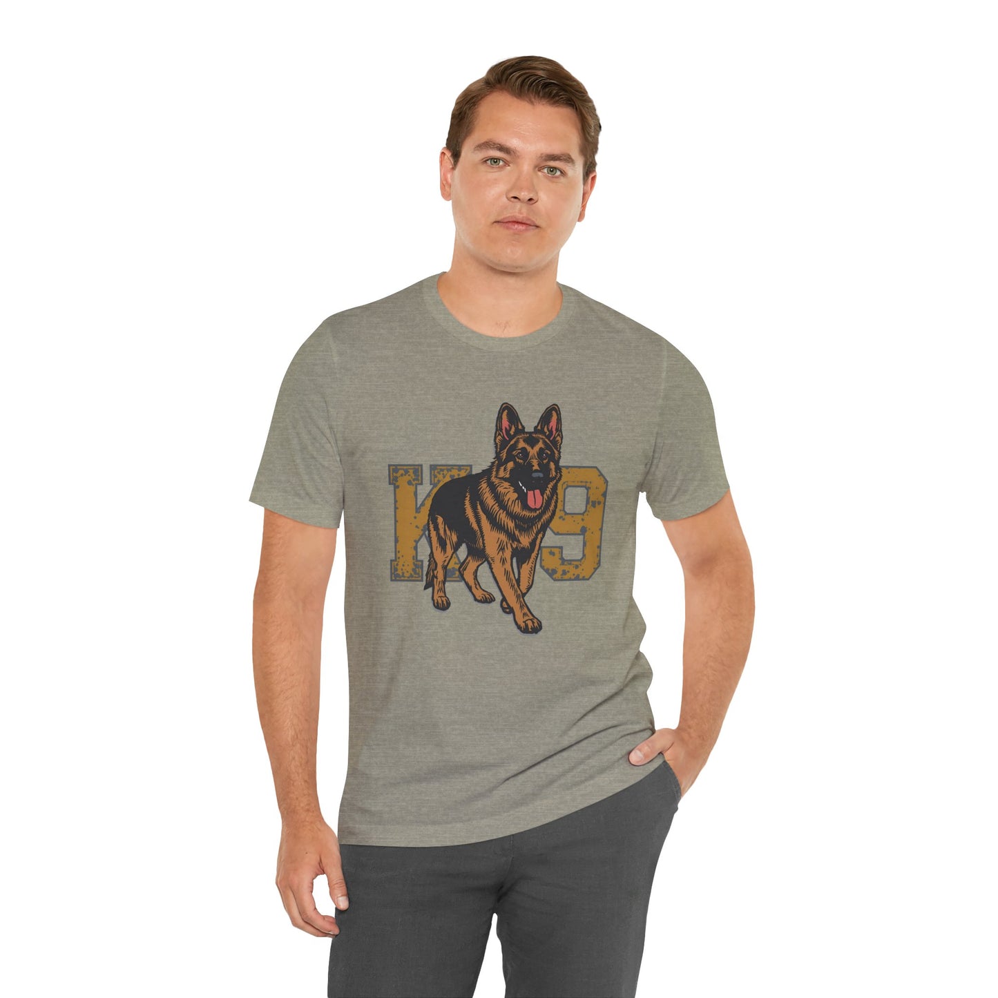 K9 Dog Lover German Shepherd Tee, Pet Owner Gift, Unisex Jersey Shirt