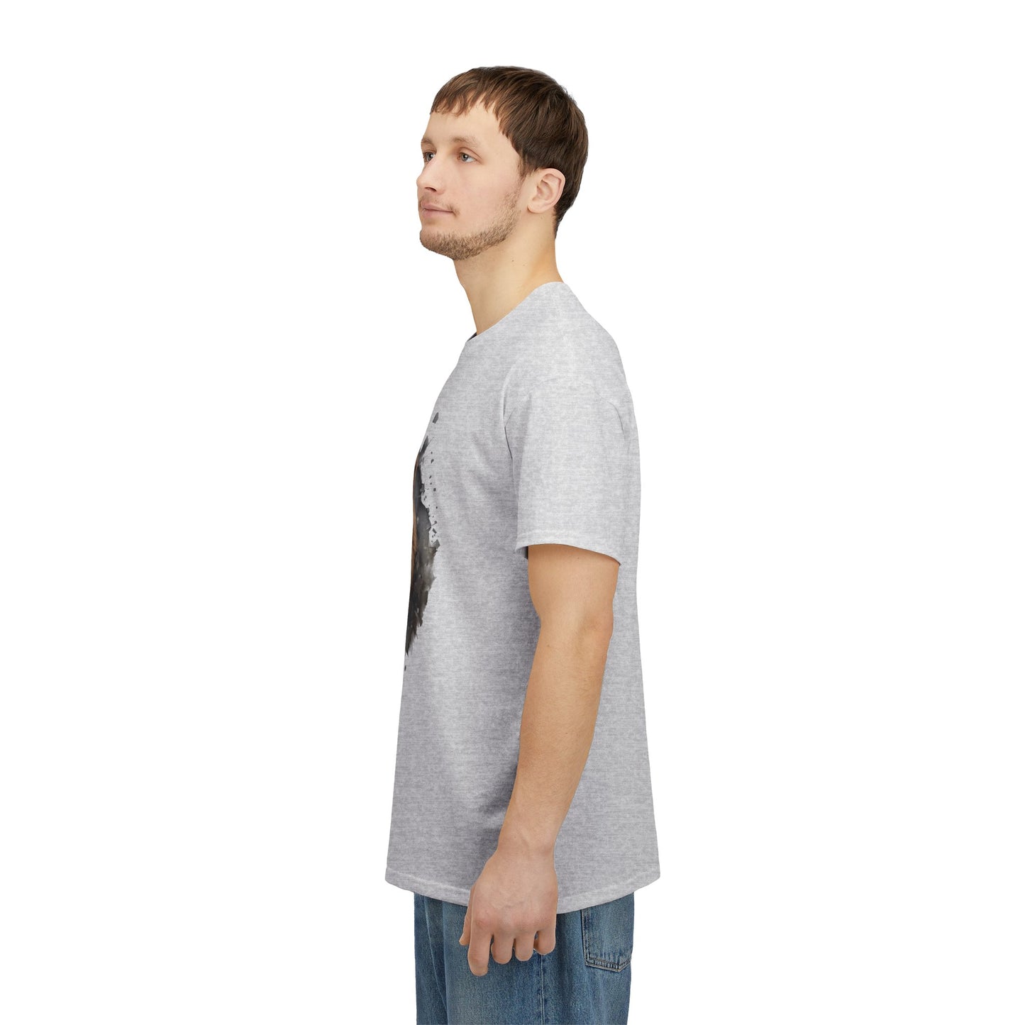 German Shepherd Lover Tee With 3D Design, Unisex Cotton Shirt, Dog T-Shirt, Pet Lovers Gift, Animal Enthusiast Apparel