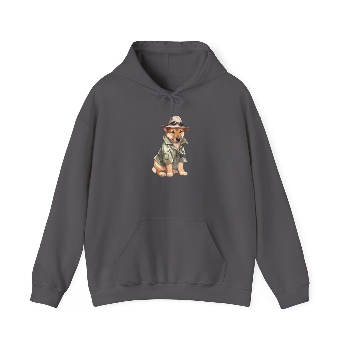 Cute Dog Explorer Hoodie - Unisex Heavy Blend™ Sweatshirt