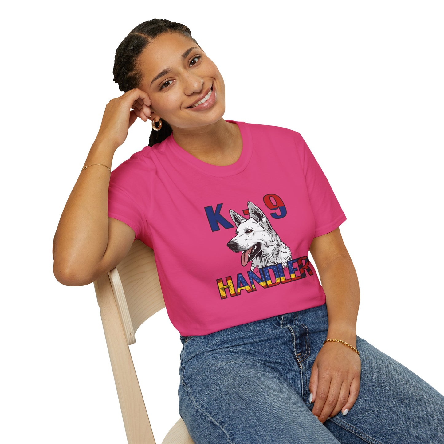 German Shepherd K9 Handler T-Shirt, Police Dog Tee, Canine Enthusiast Apparel