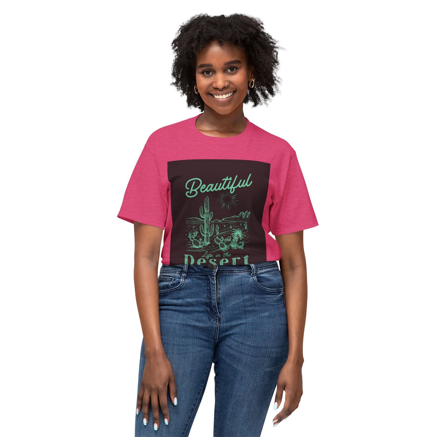 Beautiful Desert Unisex T-Shirt, Nature Lover Tee, Summer Vacation Apparel, Gift for Him/Her, Retro Graphic Shirt