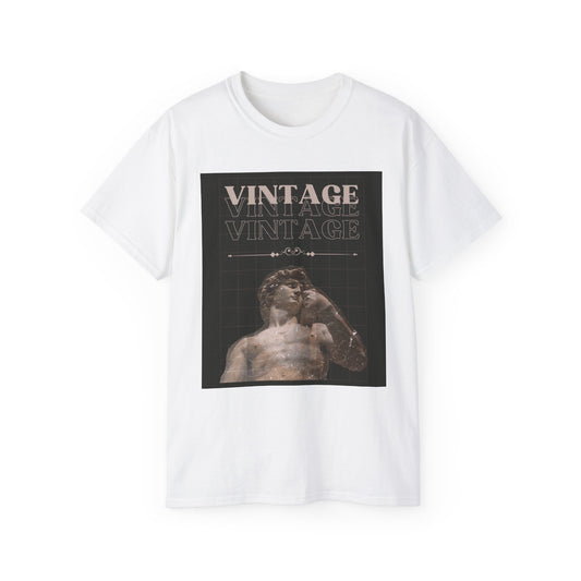 Vintage Ancient Roman Sculpture Art Unisex Tee, Retro Graphic T-Shirt, Casual Wear, Gift for Art Lovers, Unique Vintage Style Tee