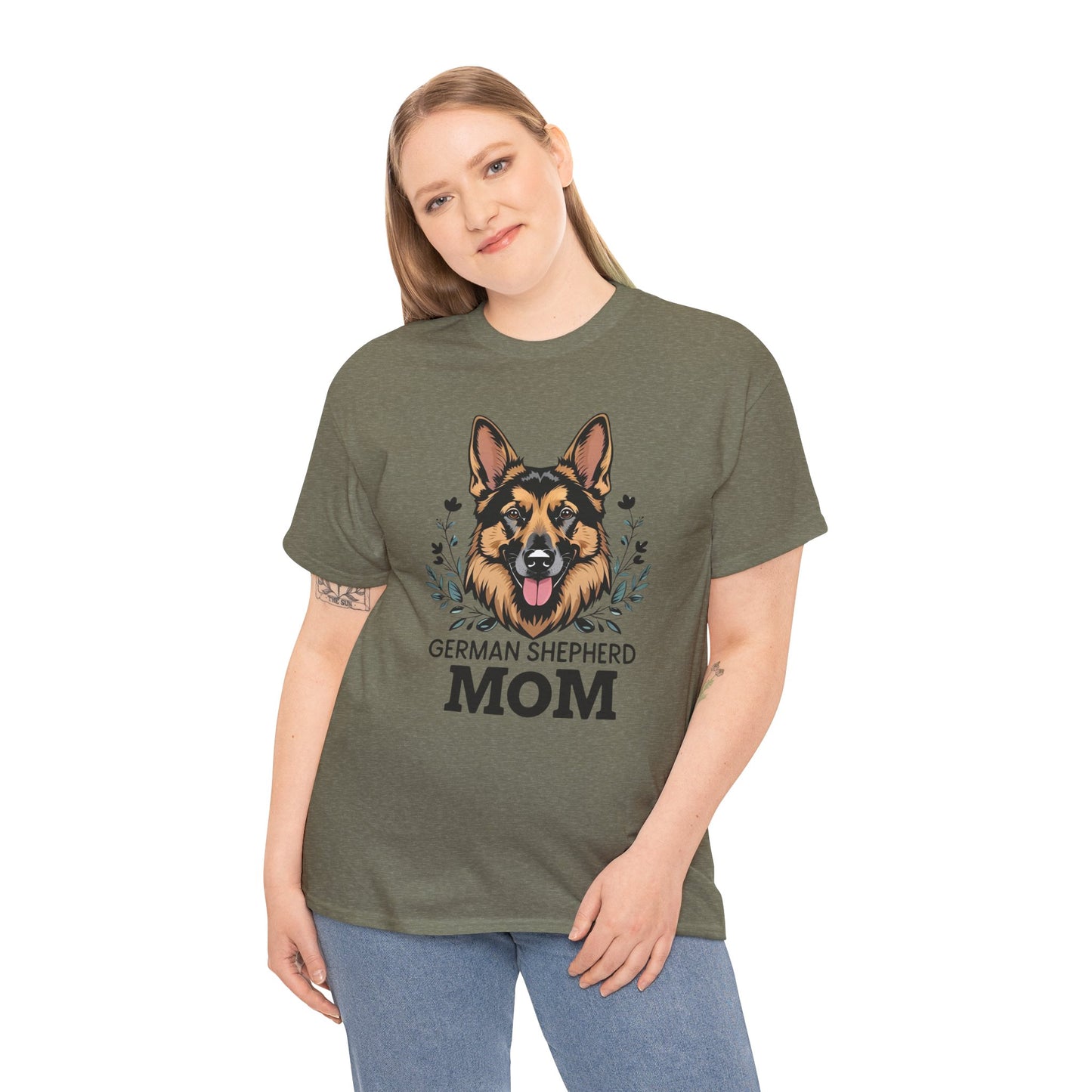 German Shepherd Mom Tee - Perfect Gift for Dog Lovers, Animal Lovers, Pet Parenthood, Birthday, Mother's Day
