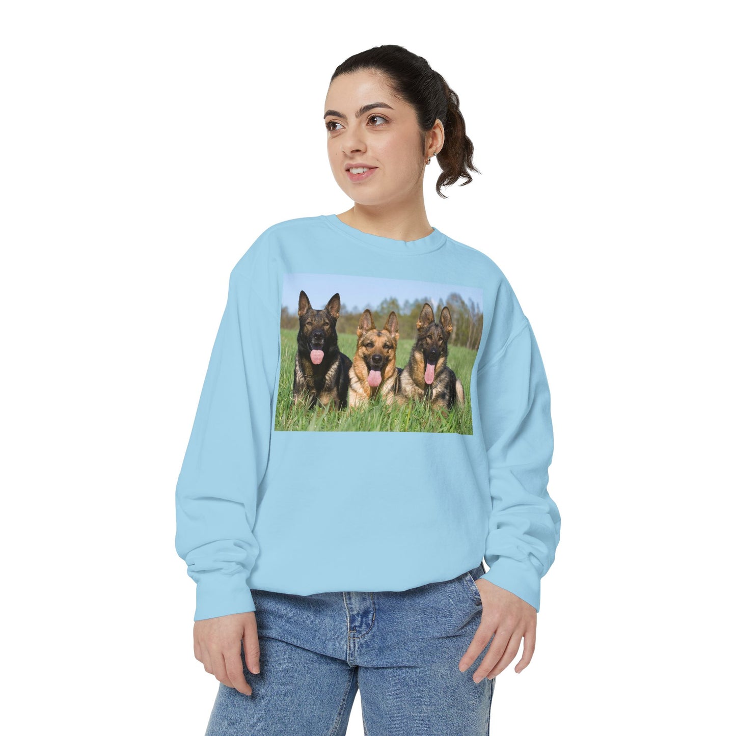 German Shepherd Friends Sweatshirt - Cozy Unisex Apparel for Dog Lovers