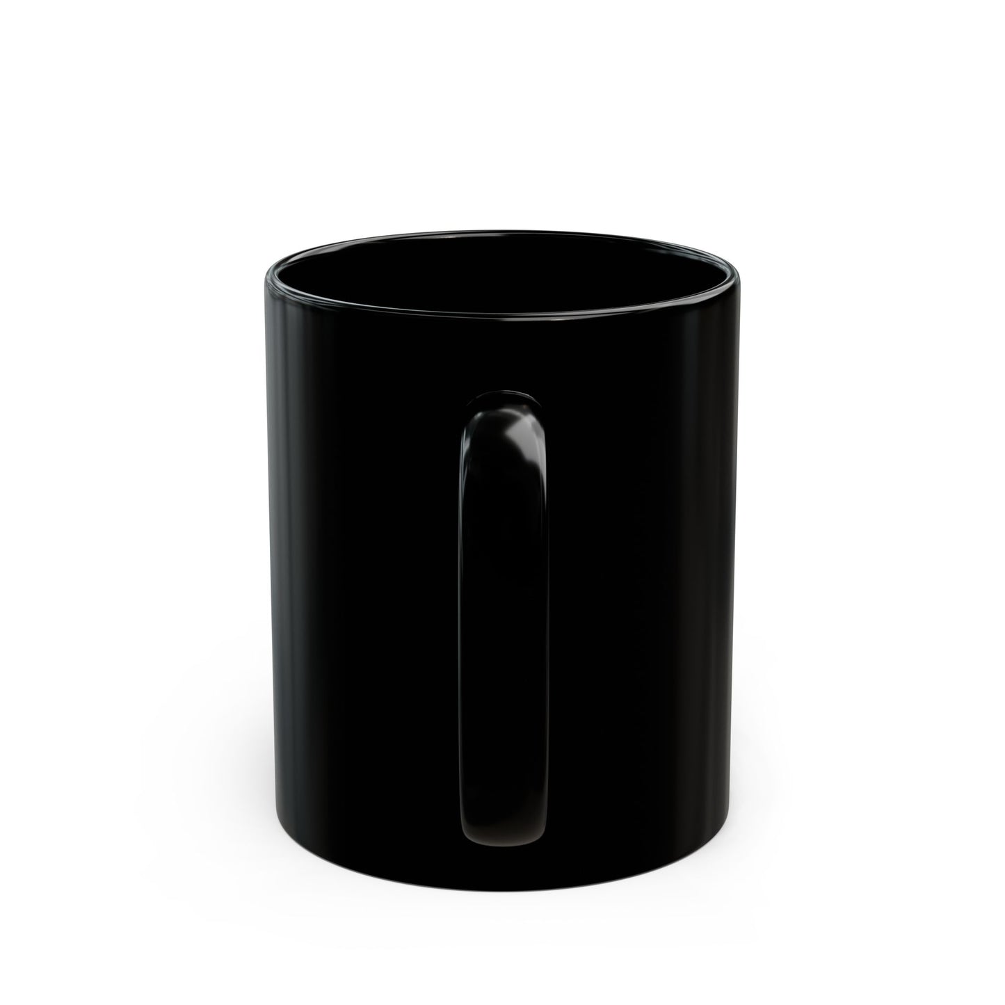 Black Ceramic Dog Lover Mug With a Working Line German Shepherd and Caption My German Shepherd The One Who is Always by My Side Through Thick and Thin