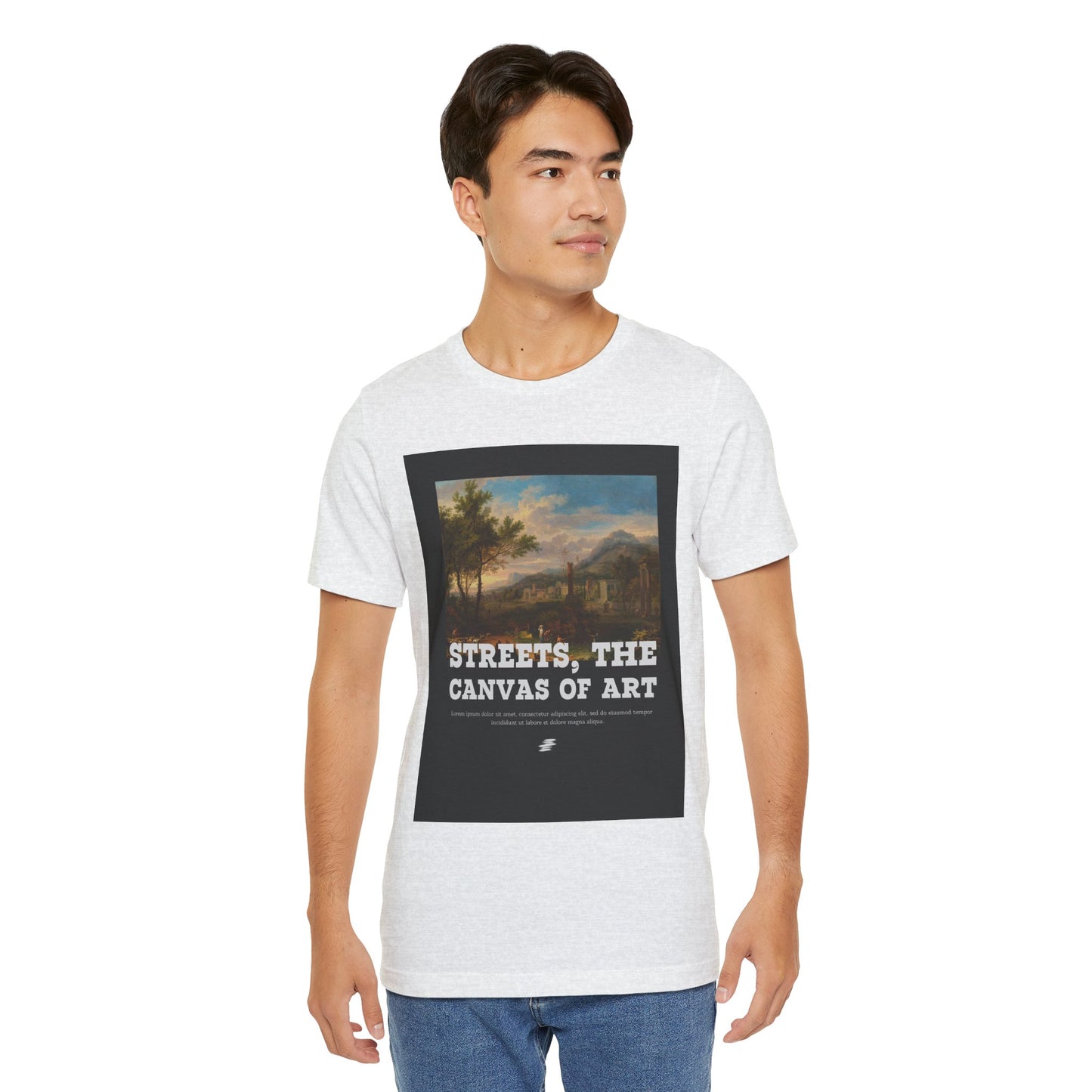 Artistic Graphic Tee - Streets, the Canvas of Art | Unisex Short Sleeve Shirt, Gift for Artists, Art Lovers, Casual Wear, Unique Gifts