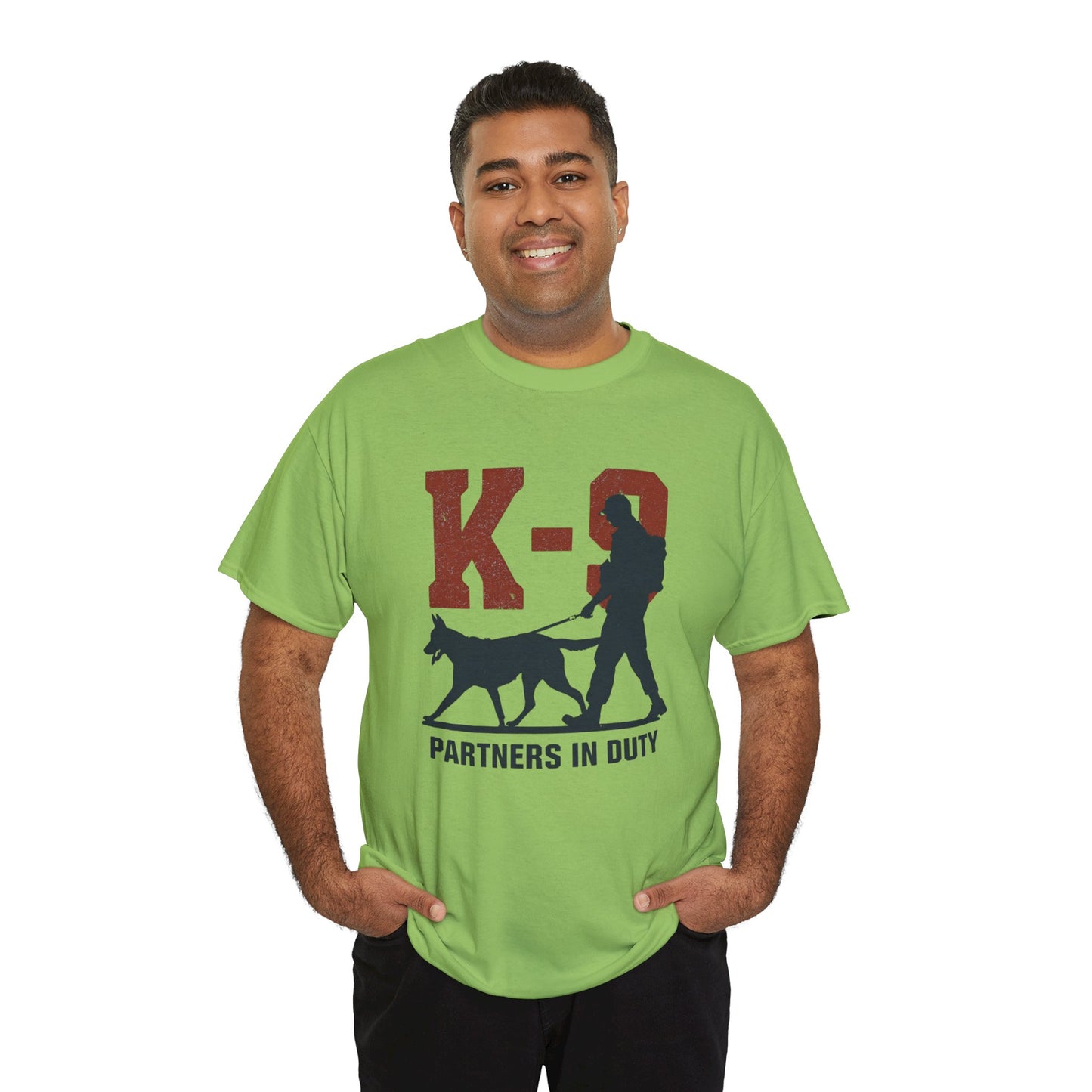 K-9 Partners in Duty Tee, Dog Handler T-Shirt, Dog Lover Tee, Police Dog Apparel, Dog Owner T-Shirt