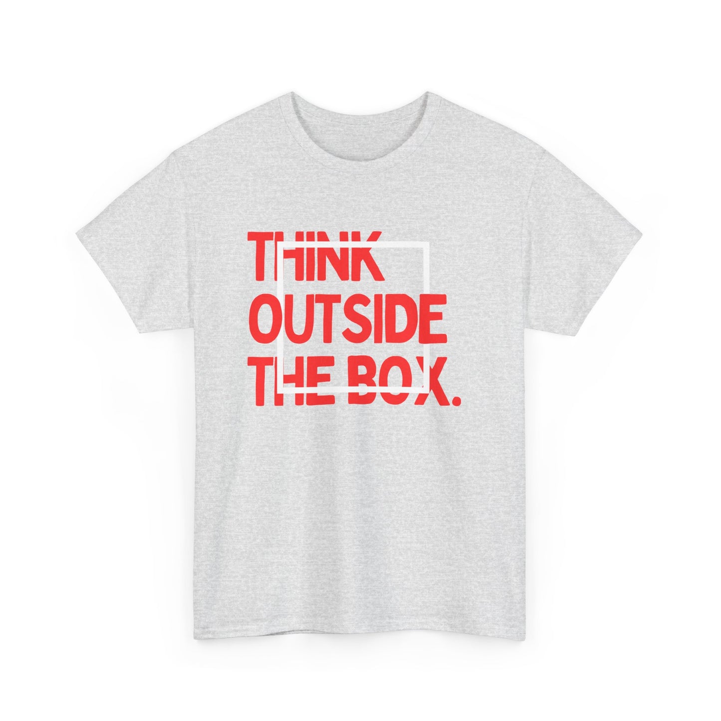 Creative Thinking Unisex Cotton Tee - Thin Out of Box, Inspirational Shirt, Motivational Gifts, Trendy Top for All Occasions, Perfect for Dreamers