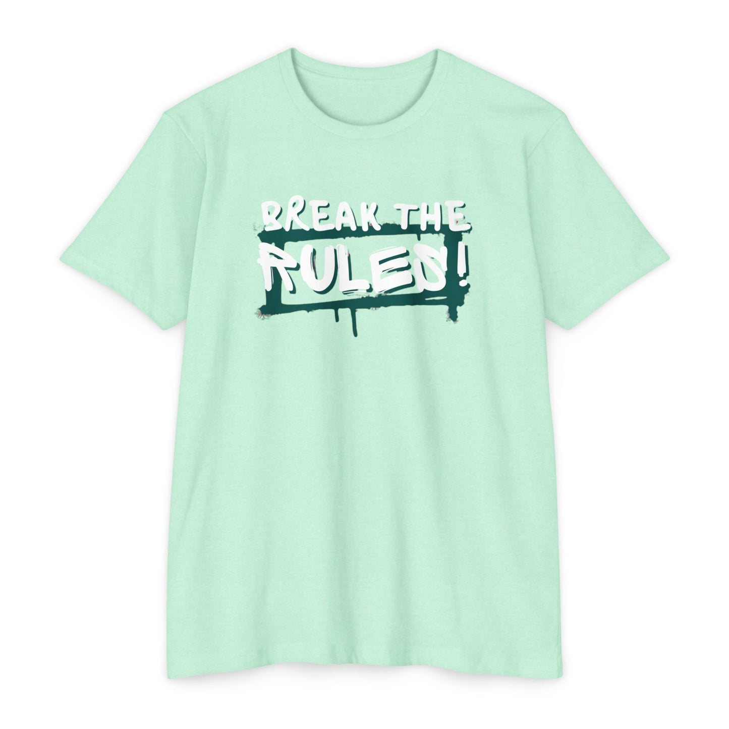 Break the Rules Graphic Tee, Unisex T-Shirt for Trendsetters, Casual Everyday Wear, Gift for Teens, Fun Statement Shirt