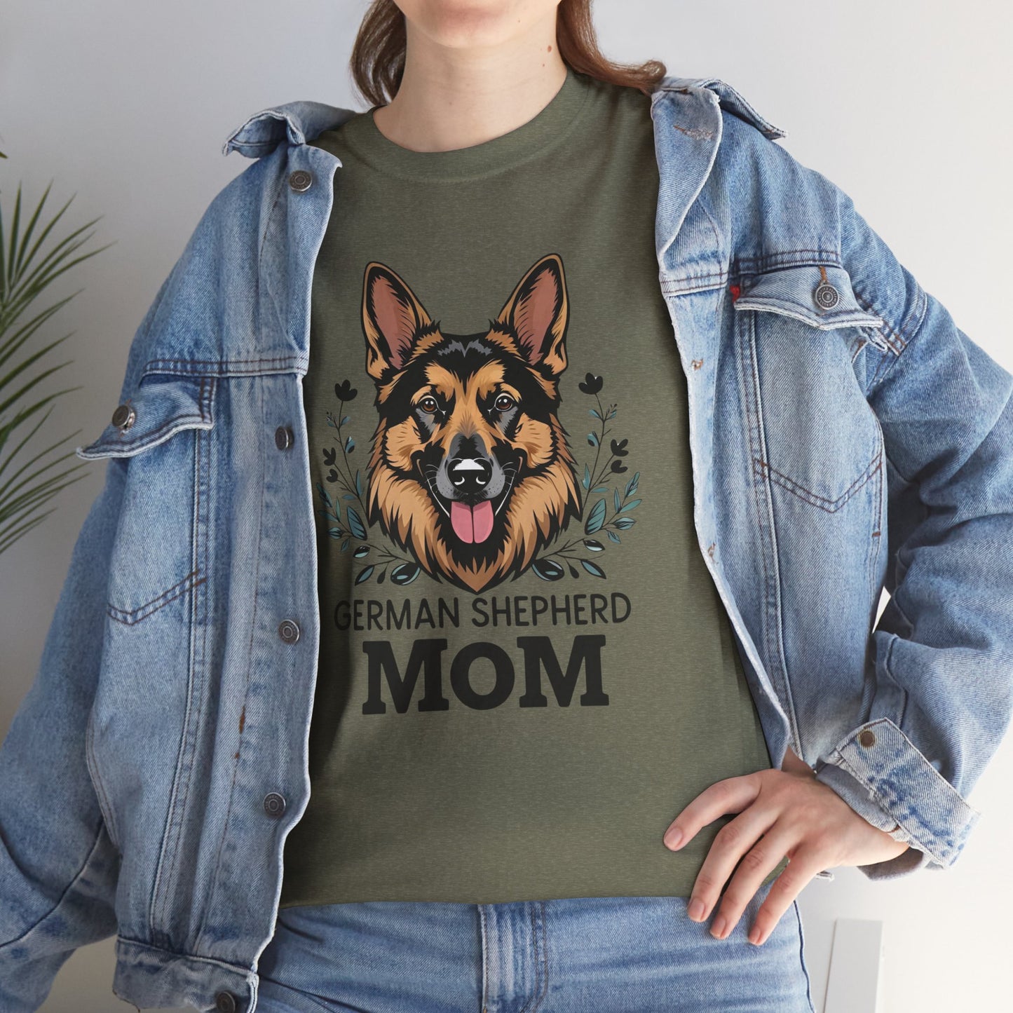 German Shepherd Mom Tee - Perfect Gift for Dog Lovers, Animal Lovers, Pet Parenthood, Birthday, Mother's Day