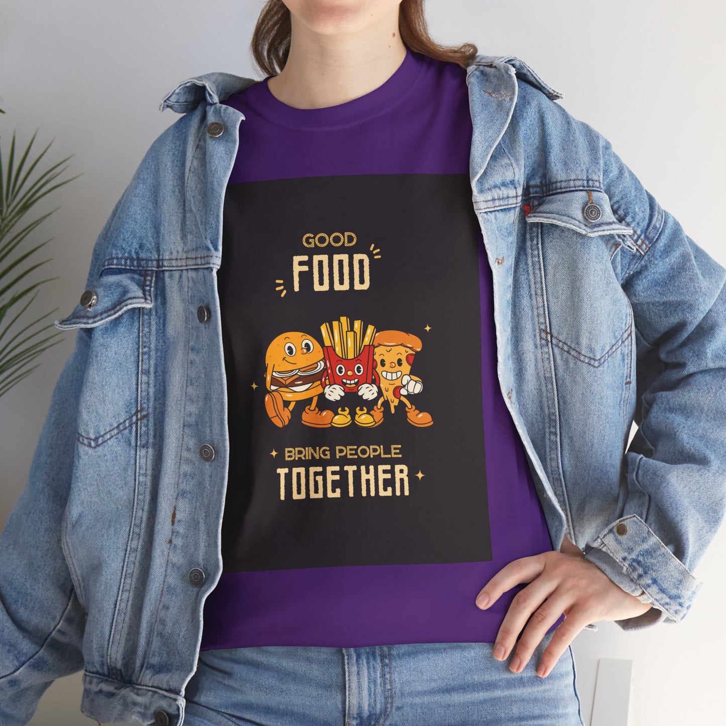 Good Food Unisex Tee | Fun Foodie Shirt, Gift for Food Lovers, Casual Wear, Kitchen Humor, BBQ Party