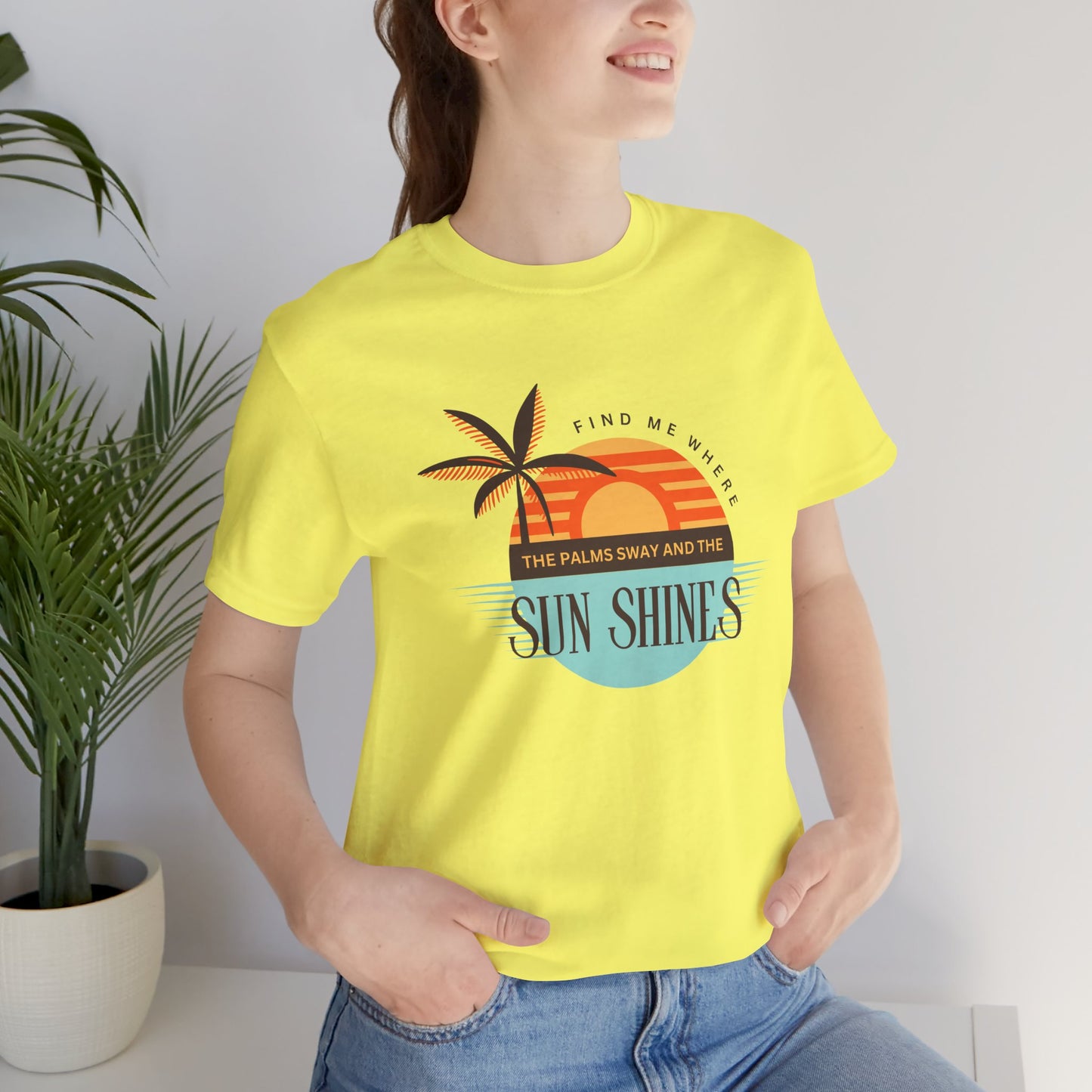Tropical Vibes Tee - Relaxing Beach Sunset Design for Travelers and Summer Lovers, Perfect Gift for Vacations, Beach Days, and Casual Style