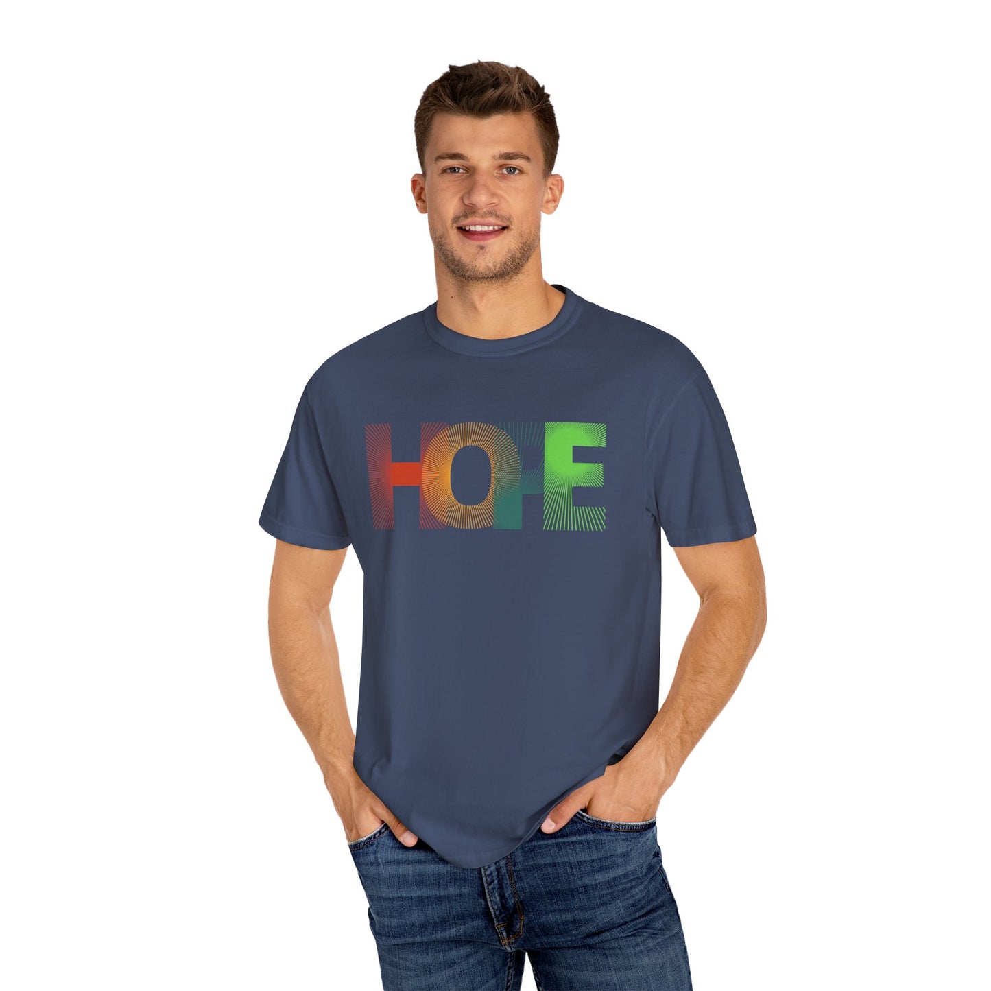 Hope Graphic Unisex T-Shirt - Colorful Inspirational Tee, Gift for Hope Enthusiasts, Casual Wear, Positive Vibes, Eco-Friendly Apparel