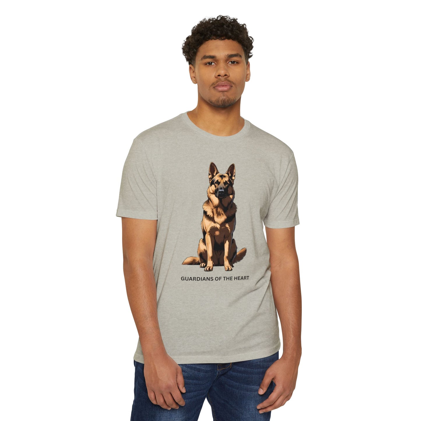 Guardians of the Heart German Shepherd T-Shirt, Unisex Dog Lover Tee, Gift for Pet Lovers, Casual Everyday Wear