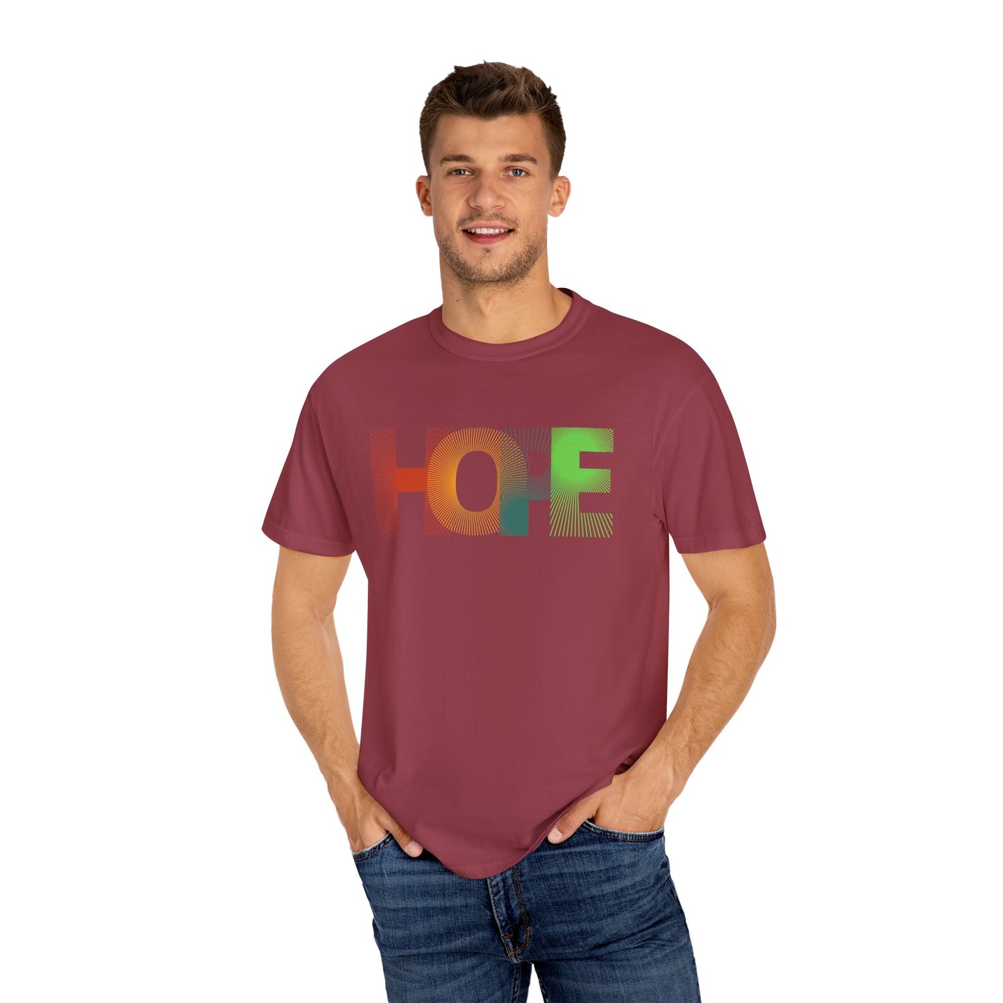 Hope Graphic Unisex T-Shirt - Colorful Inspirational Tee, Gift for Hope Enthusiasts, Casual Wear, Positive Vibes, Eco-Friendly Apparel