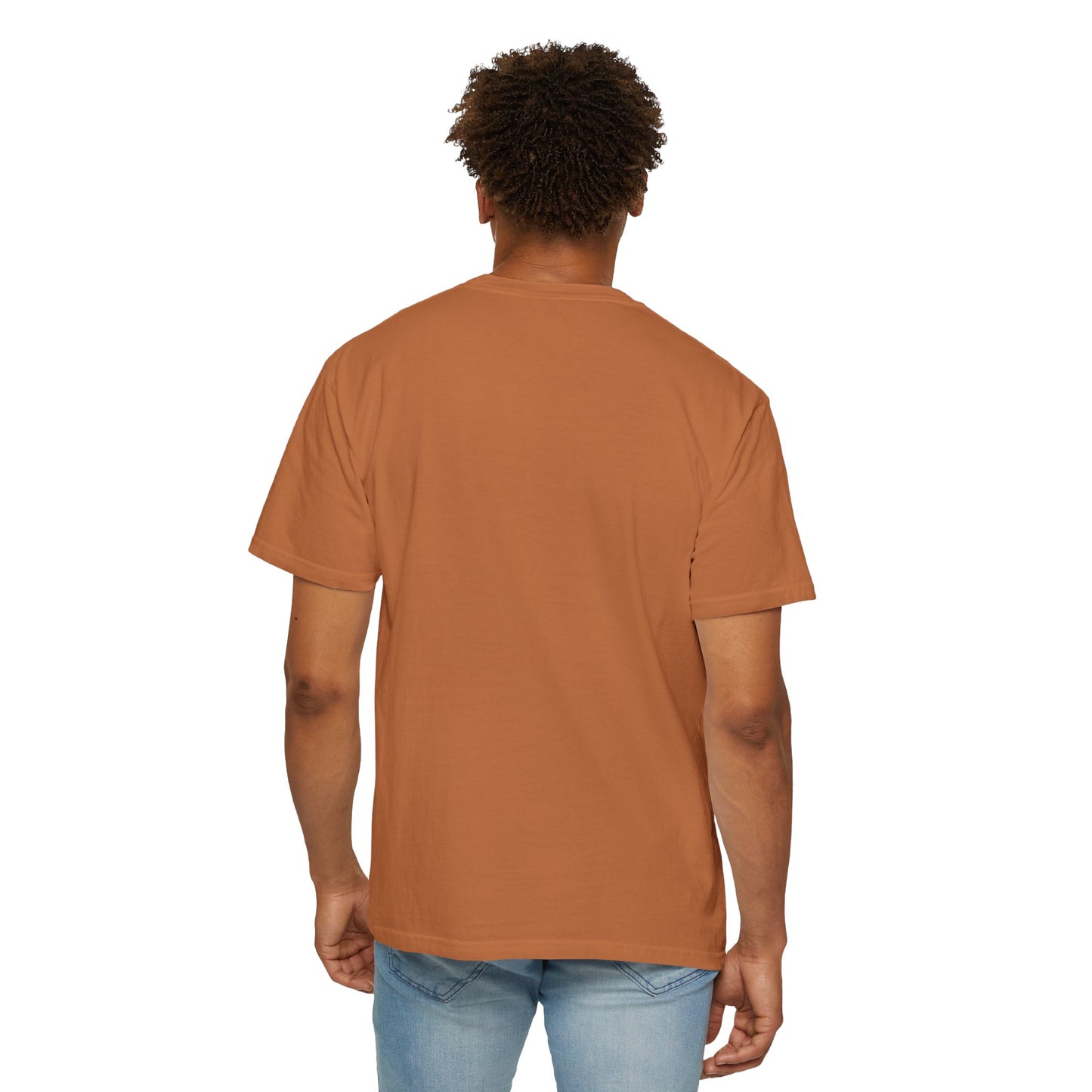 Unisex Dog Lover T-Shirt With Dog's Paw Print Inside a Bone and Caption Selfless Beings