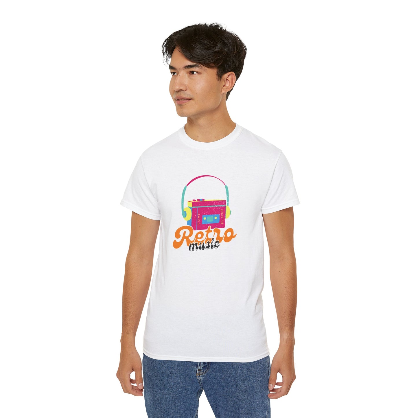 Retro Music Unisex Tee, Vintage Style Shirt, 80s Music Lover Gift, Casual Wear, Festival Outfit, Music Party T-Shirt