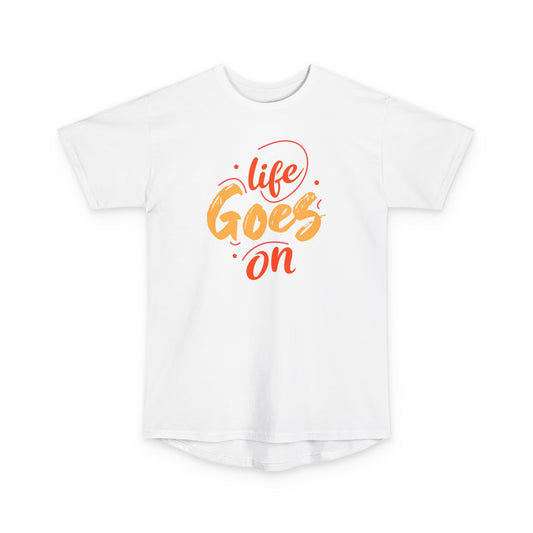 Inspirational Unisex Urban Tee - 'Life Goes On', Casual Streetwear, Gift for Friends, Motivational Outfit, Comfortable Daily Wear