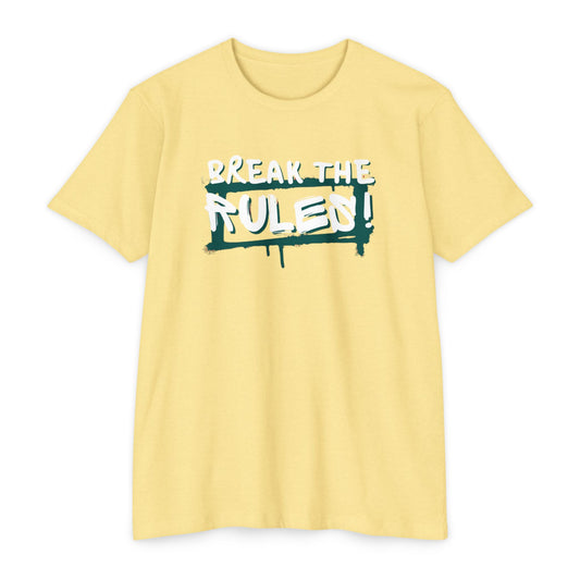 Break the Rules Graphic Tee, Unisex T-Shirt for Trendsetters, Casual Everyday Wear, Gift for Teens, Fun Statement Shirt