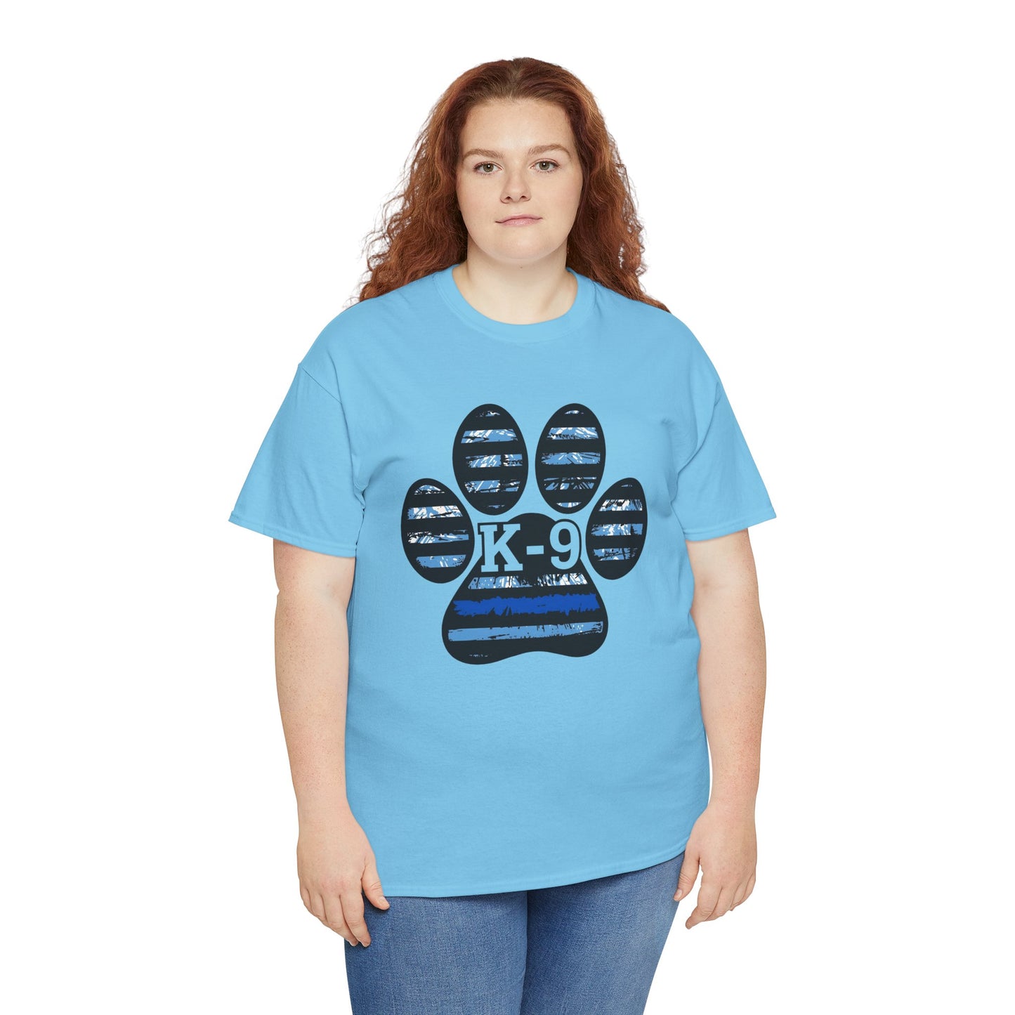 K-9 Paw Print Tee – Unisex Cotton Tee for Dog Lovers, Pet Owners, Animal Rescue Supporters