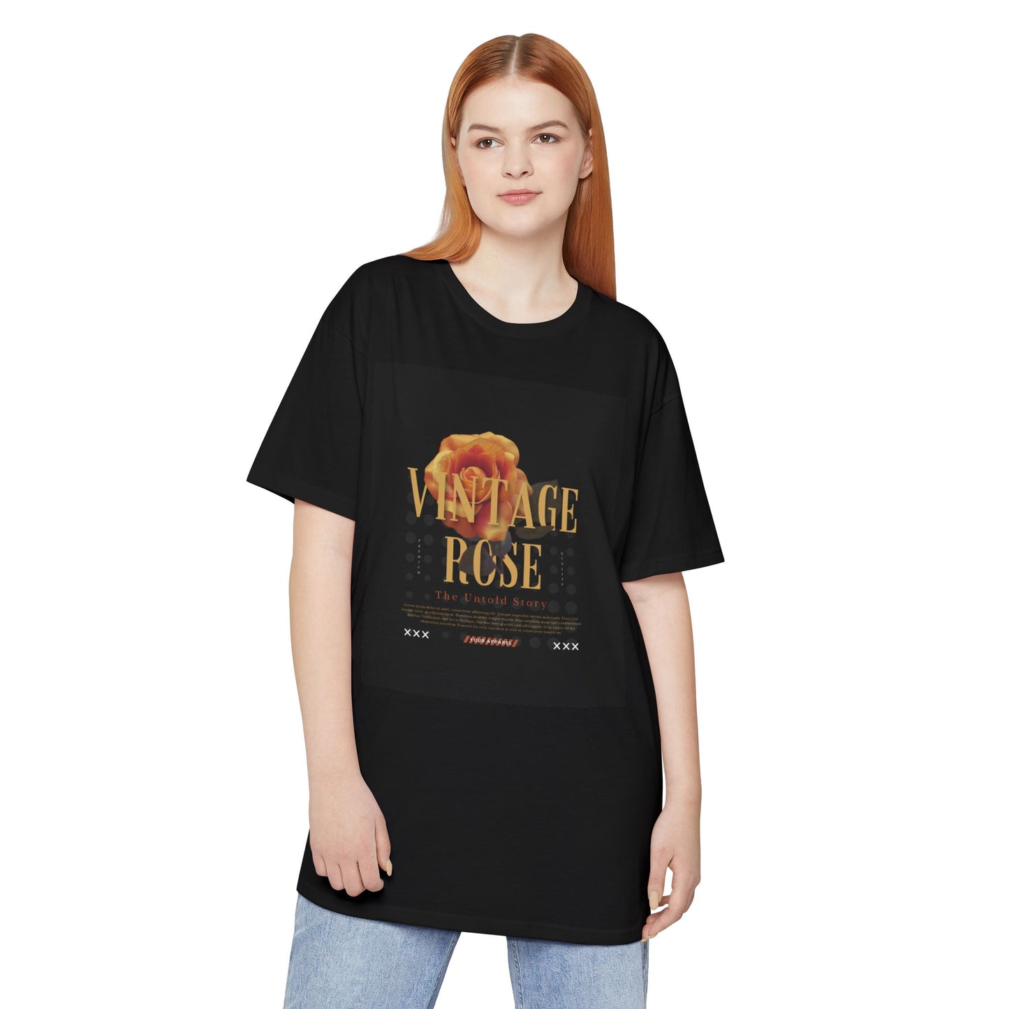 Vintage Rose Urban Tee, Trendy Graphic Tee, Casual Streetwear Shirt, Unisex Fashion Top, Perfect Gift for Art Lovers