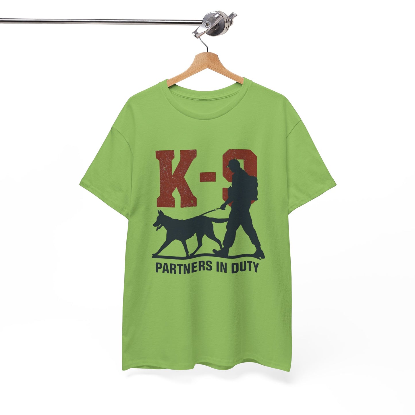 K-9 Partners in Duty Tee, Dog Handler T-Shirt, Dog Lover Tee, Police Dog Apparel, Dog Owner T-Shirt