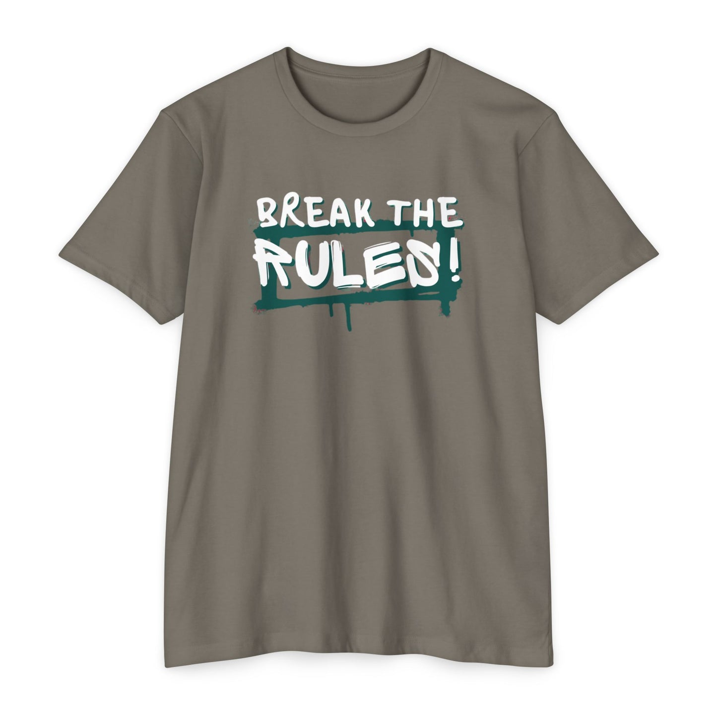 Break the Rules Graphic Tee, Unisex T-Shirt for Trendsetters, Casual Everyday Wear, Gift for Teens, Fun Statement Shirt