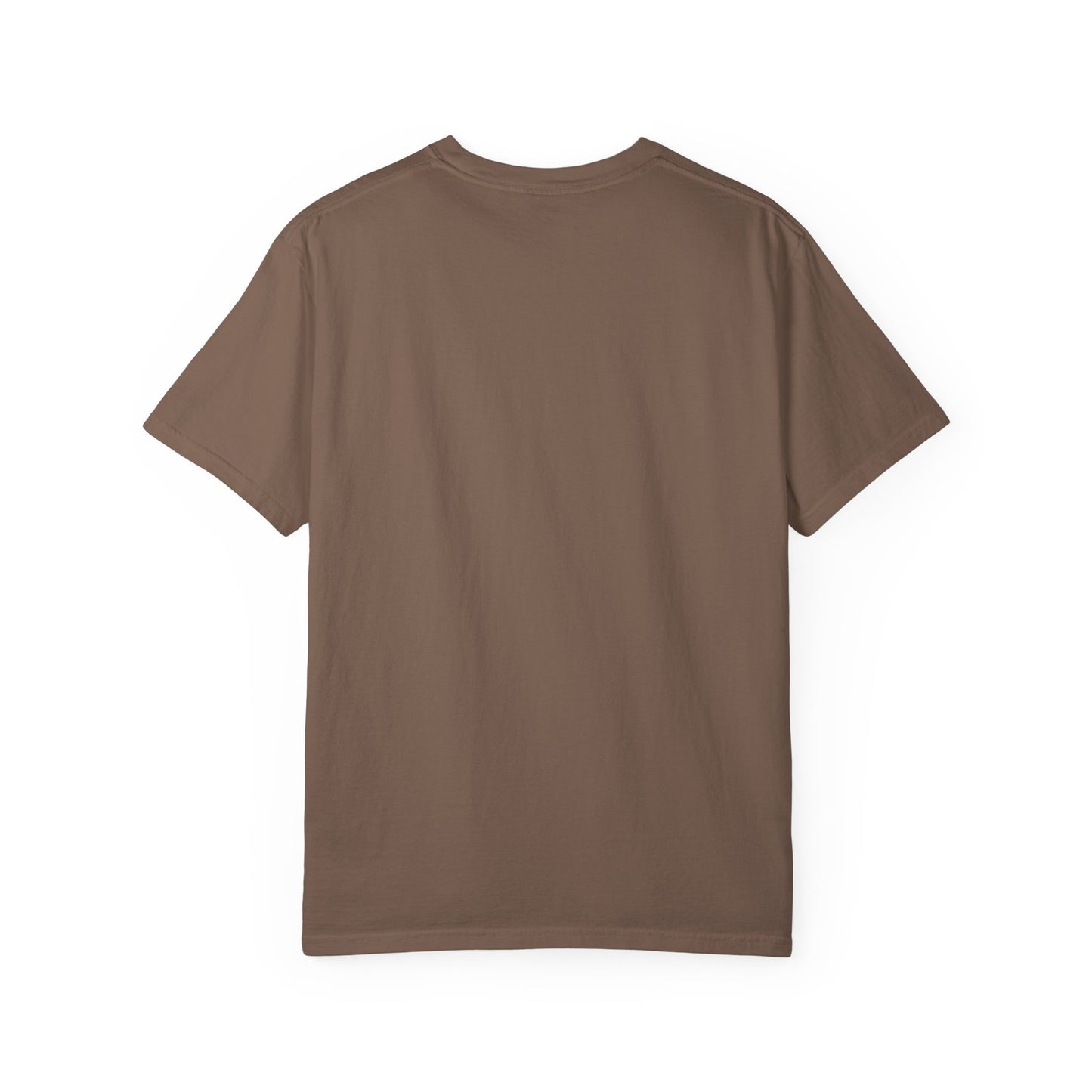 Unisex Dog Lovers T-Shirt Featuring German Shepherd Resting on the Dry Grass