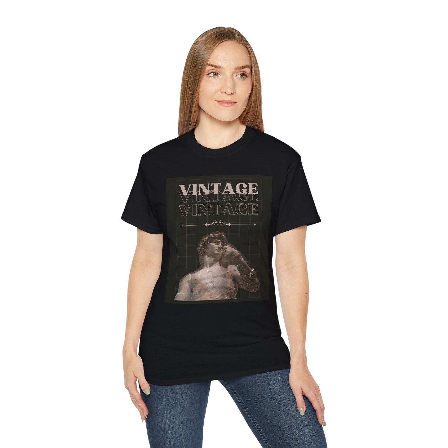 Vintage Ancient Roman Sculpture Art Unisex Tee, Retro Graphic T-Shirt, Casual Wear, Gift for Art Lovers, Unique Vintage Style Tee