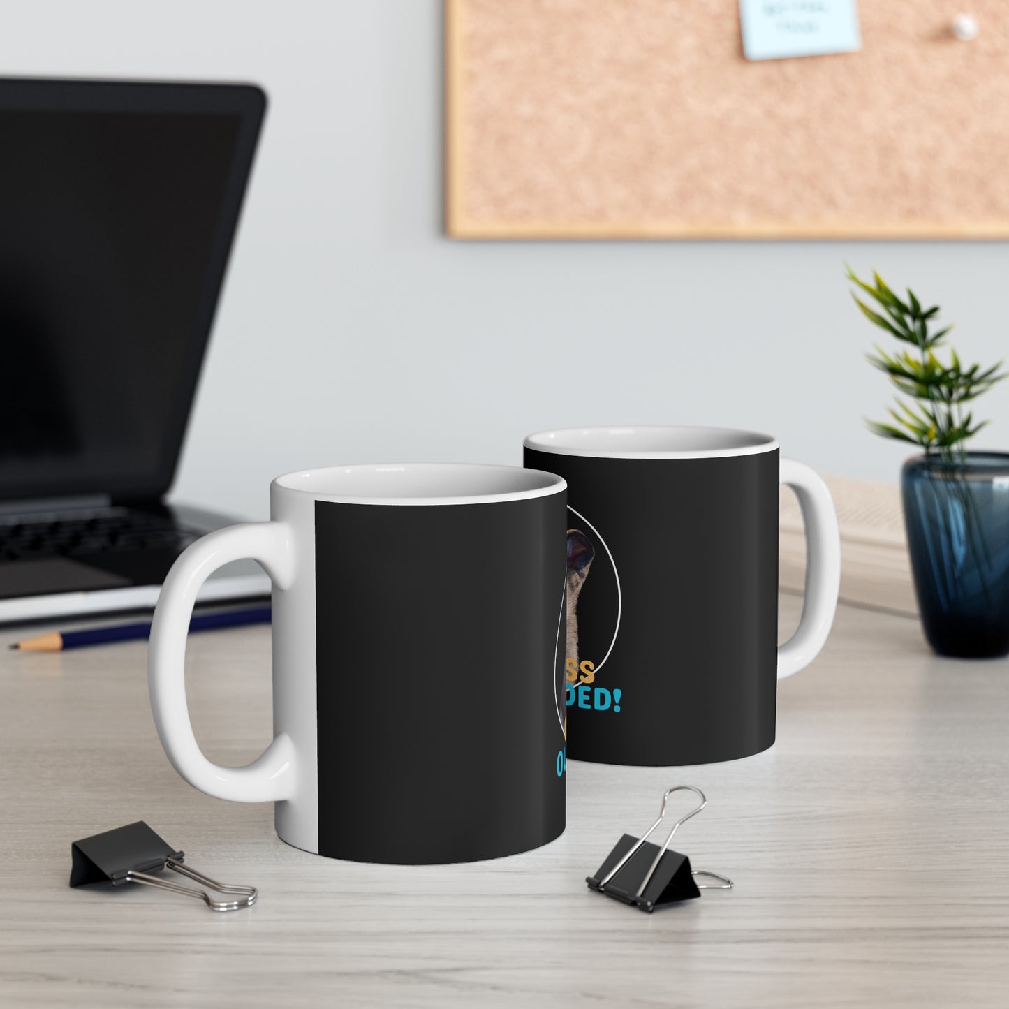 Dog Lover 11oz Mug With a Sable German Shepherd Puppy and Caption Cuteness Overloaded
