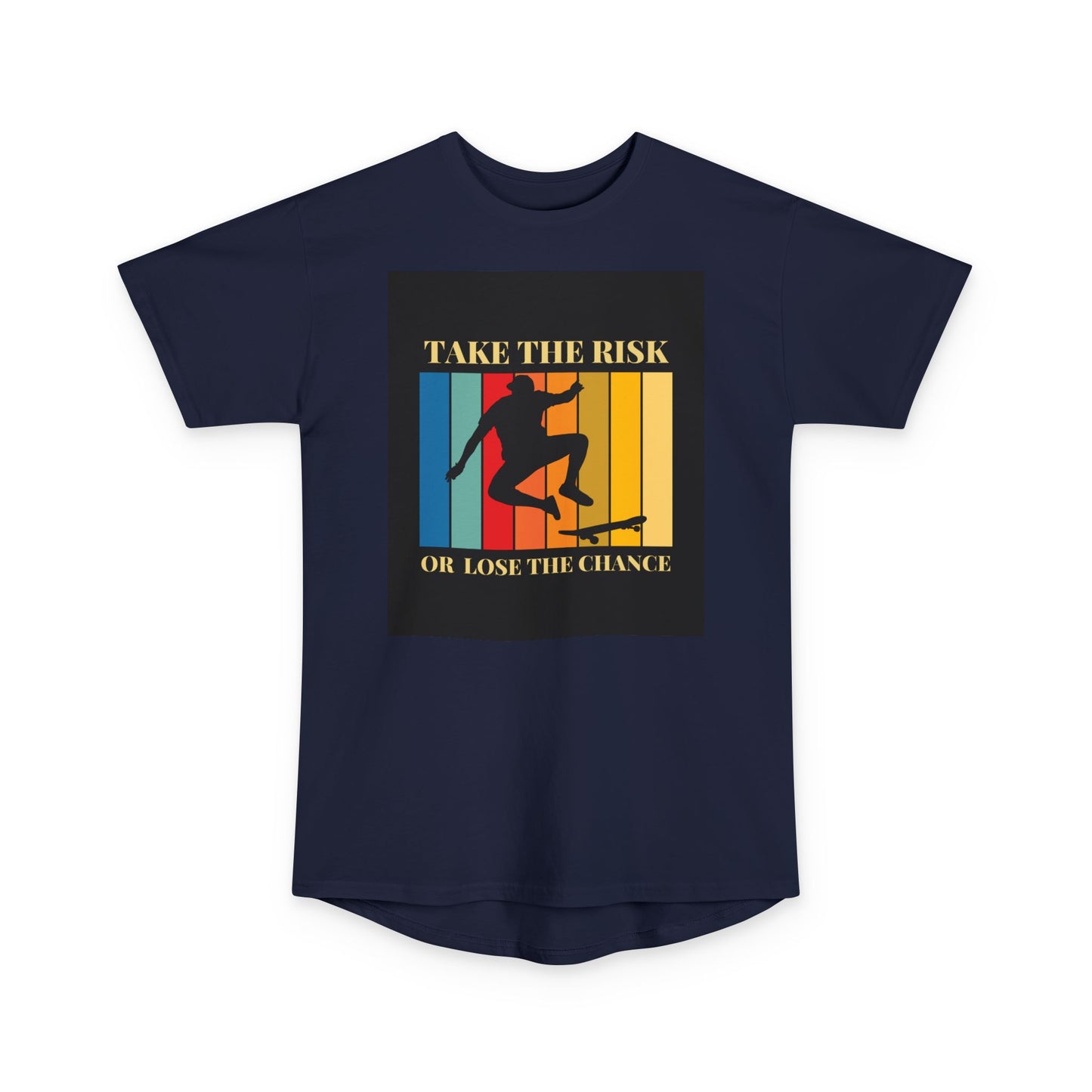 Take the Risk Urban Tee - Inspirational Skate T-Shirt, Street Style Shirt, Unisex Graphic Tee, Gift for Skaters, Casual Everyday Wear