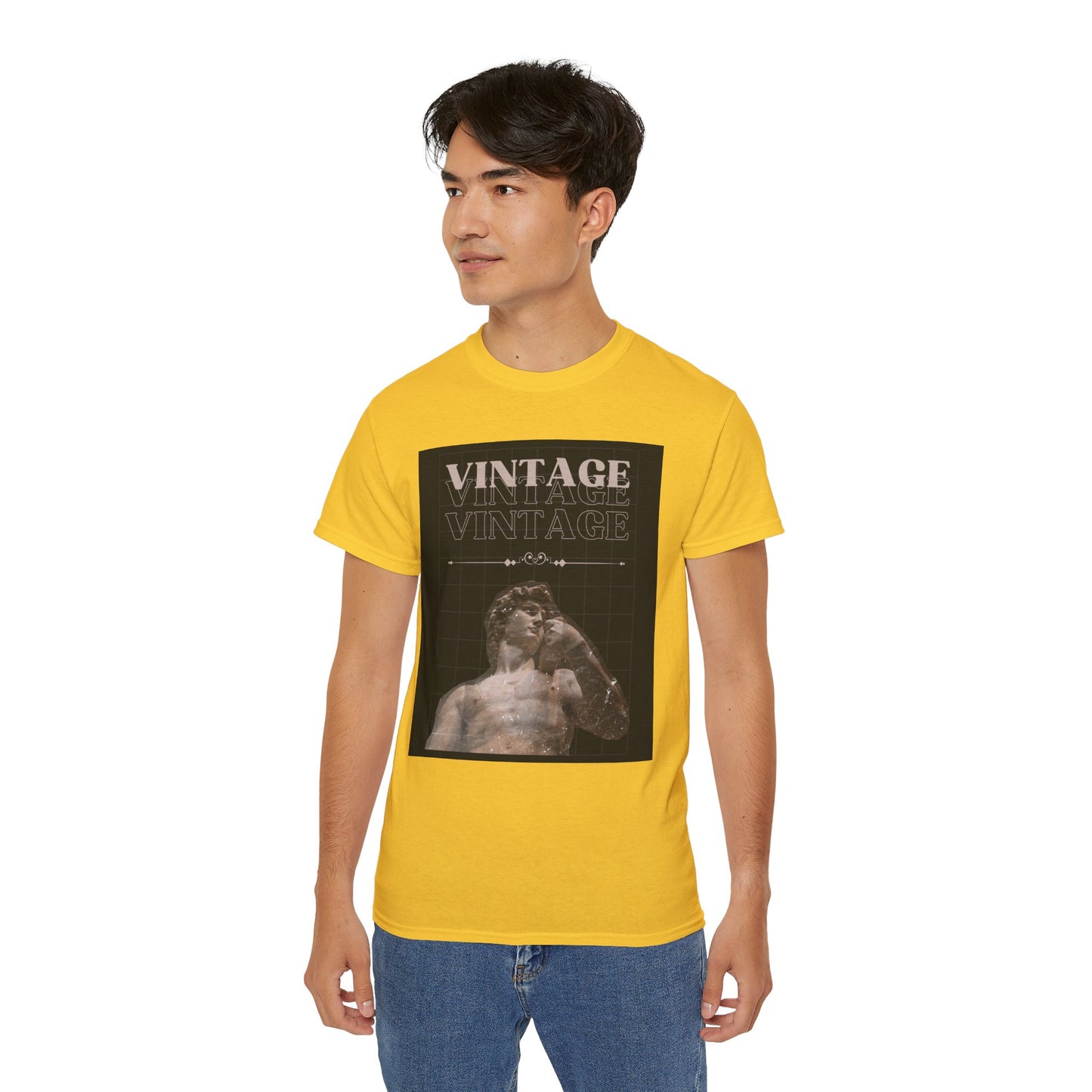 Vintage Ancient Roman Sculpture Art Unisex Tee, Retro Graphic T-Shirt, Casual Wear, Gift for Art Lovers, Unique Vintage Style Tee