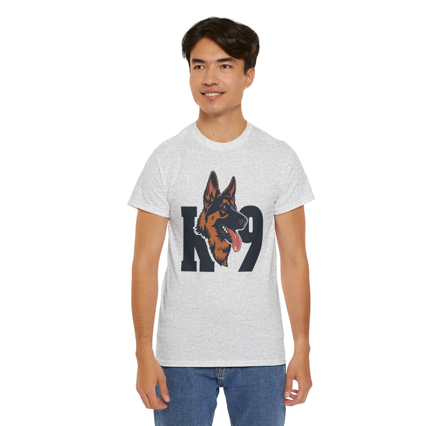 German Shepherd K9 Lover Unisex Heavy Cotton Tee | Dog Owner Gift, Dog Lover Apparel
