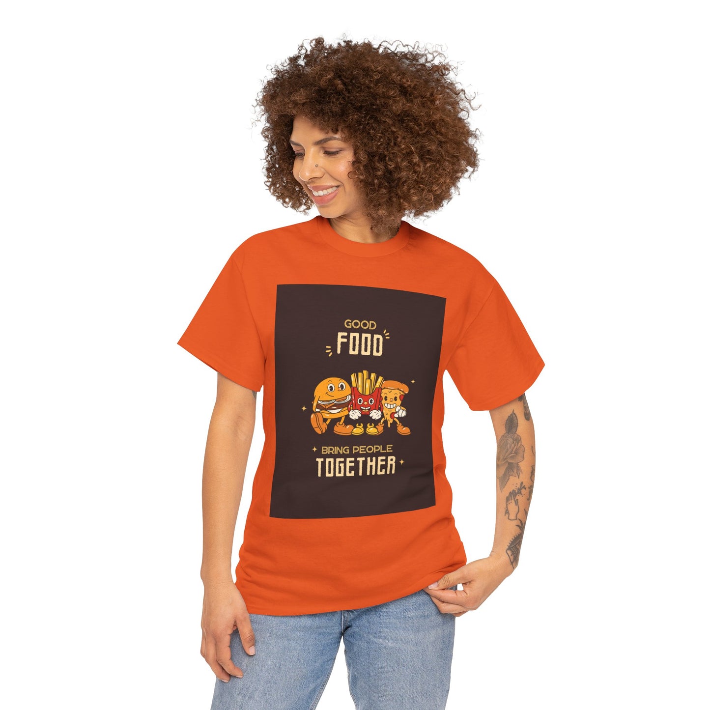Good Food Unisex Tee | Fun Foodie Shirt, Gift for Food Lovers, Casual Wear, Kitchen Humor, BBQ Party