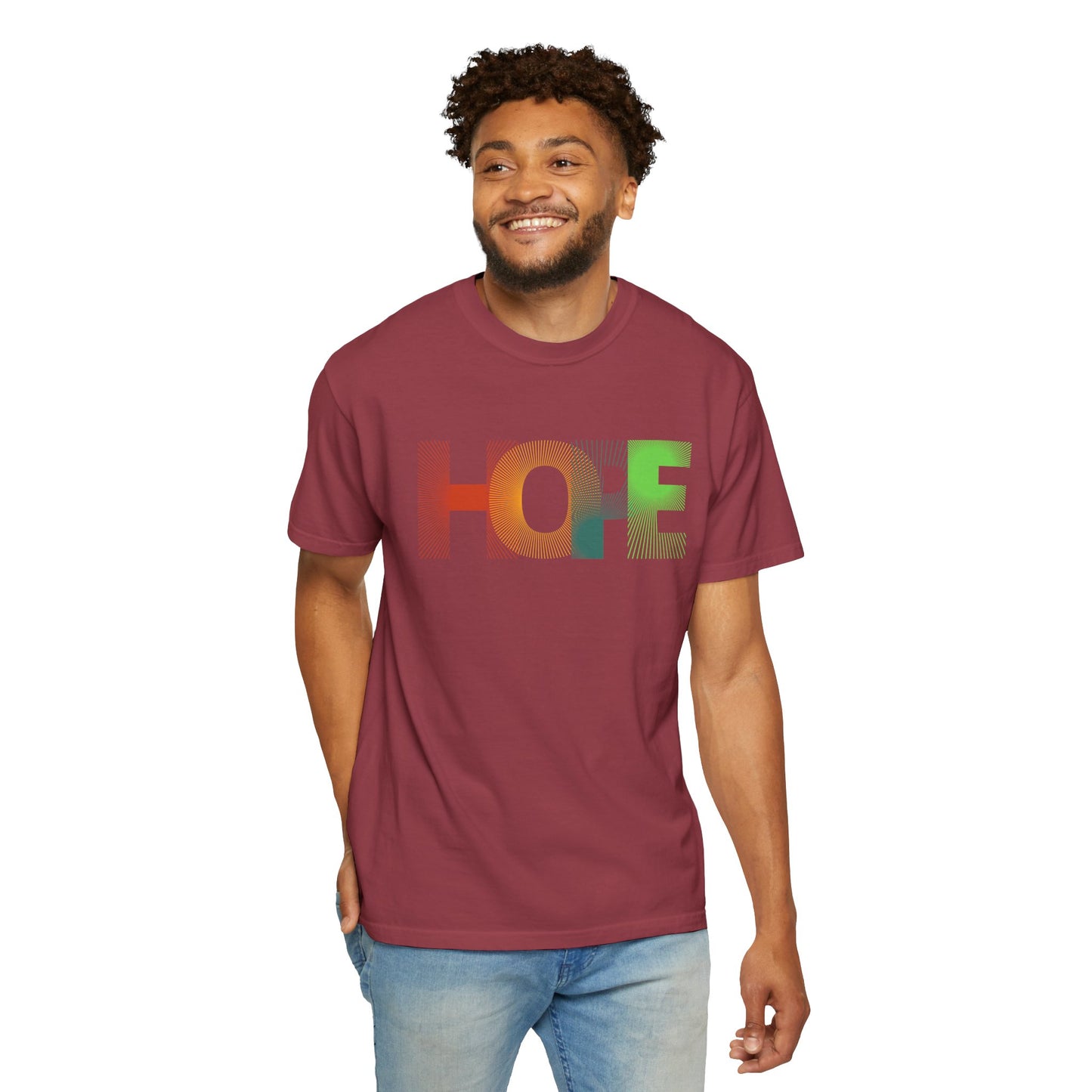 Hope Graphic Unisex T-Shirt - Colorful Inspirational Tee, Gift for Hope Enthusiasts, Casual Wear, Positive Vibes, Eco-Friendly Apparel