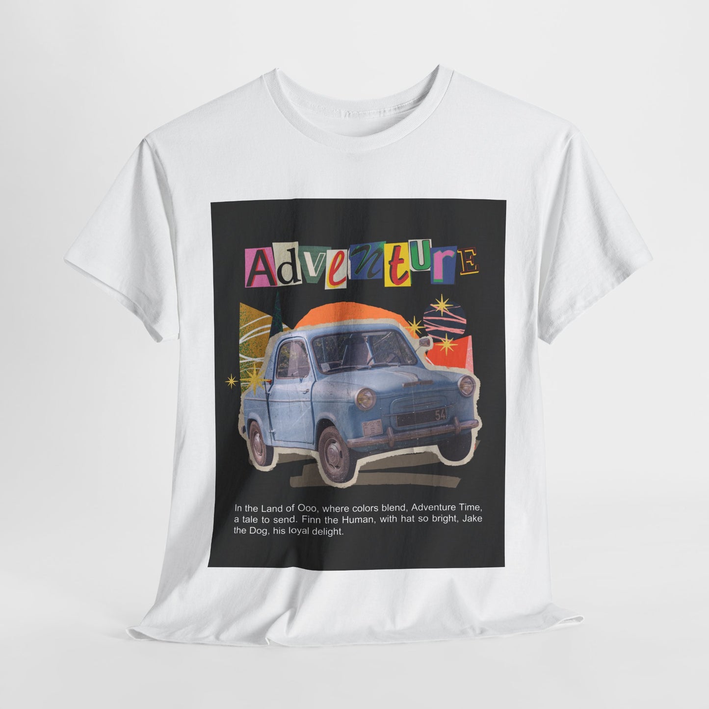 Adventure-Themed Unisex Cotton Tee, Retro Car Graphic Tee, Travel T-Shirt, Gift for Adventurers, Vintage Exploration Top