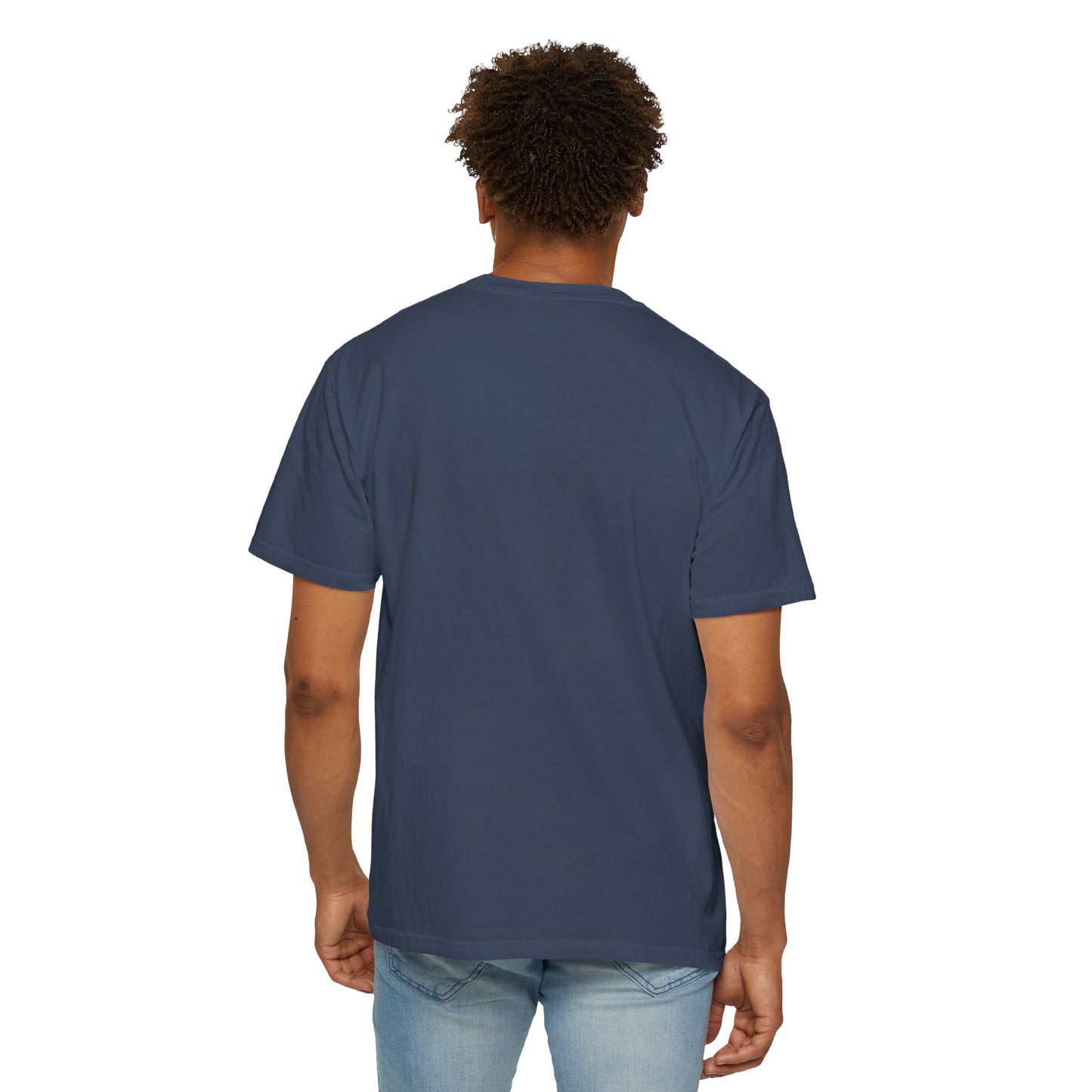 Unisex T-Shirt With Close Up Face of Giant German Shepherd and Quote A Dog Is A Man's Best Friend