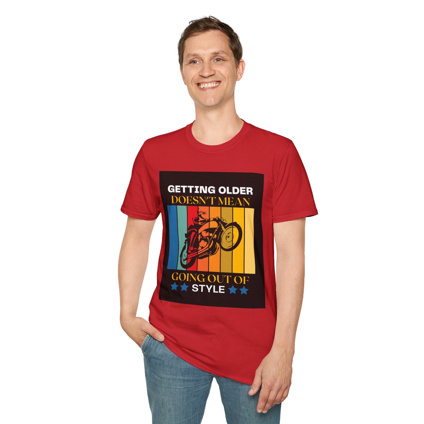 Vintage Motorcycle T-Shirt - Fun Gift for Bikers, Birthday, Unisex Apparel, Casual Wear, Fashion Statement