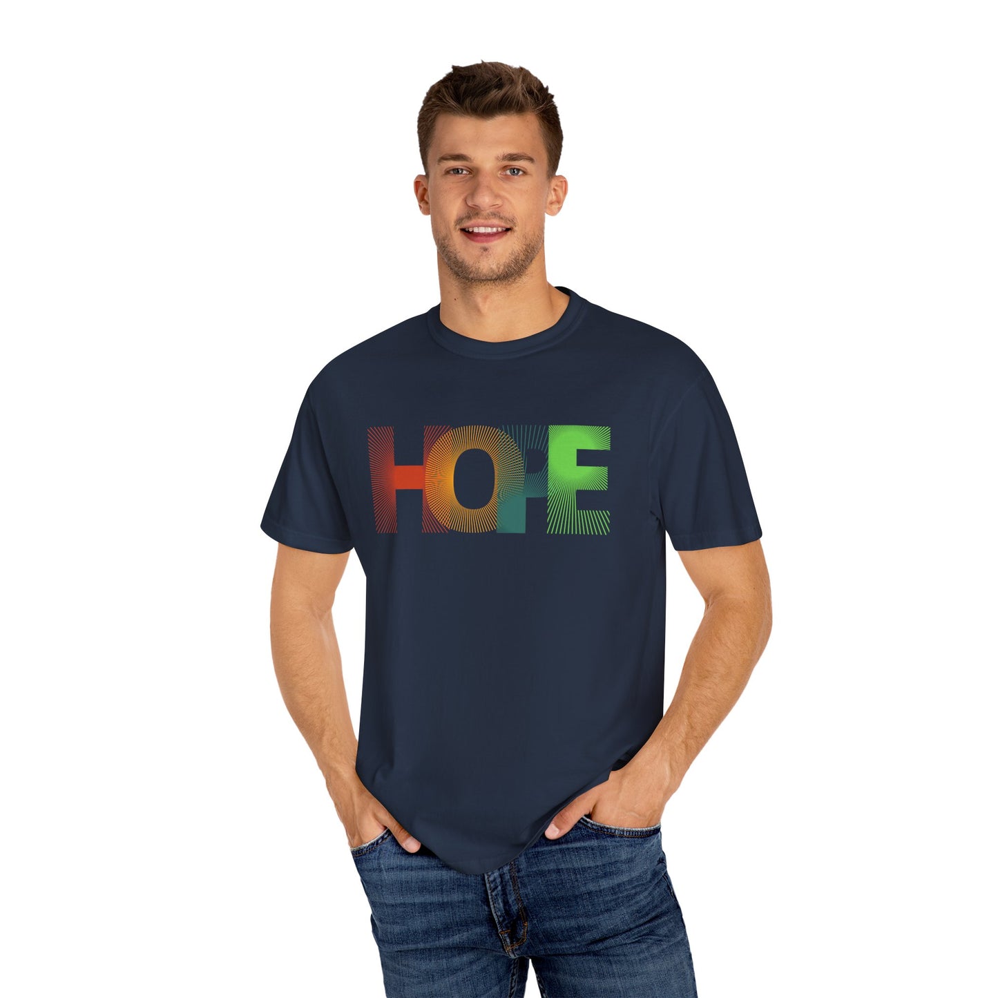 Hope Graphic Unisex T-Shirt - Colorful Inspirational Tee, Gift for Hope Enthusiasts, Casual Wear, Positive Vibes, Eco-Friendly Apparel