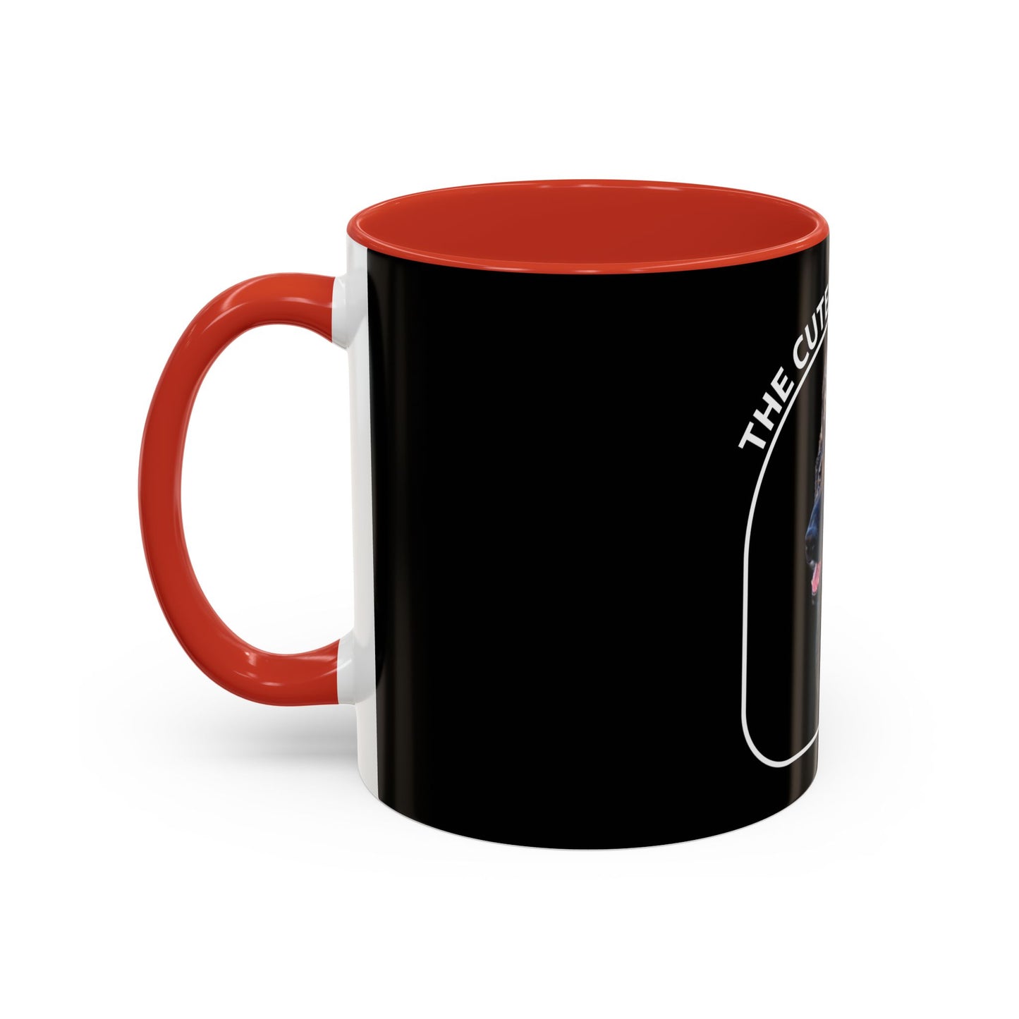 Accent Coffee Dog Lover Mug With a German Shepherd Puppy and Caption The Cuteness Is Real