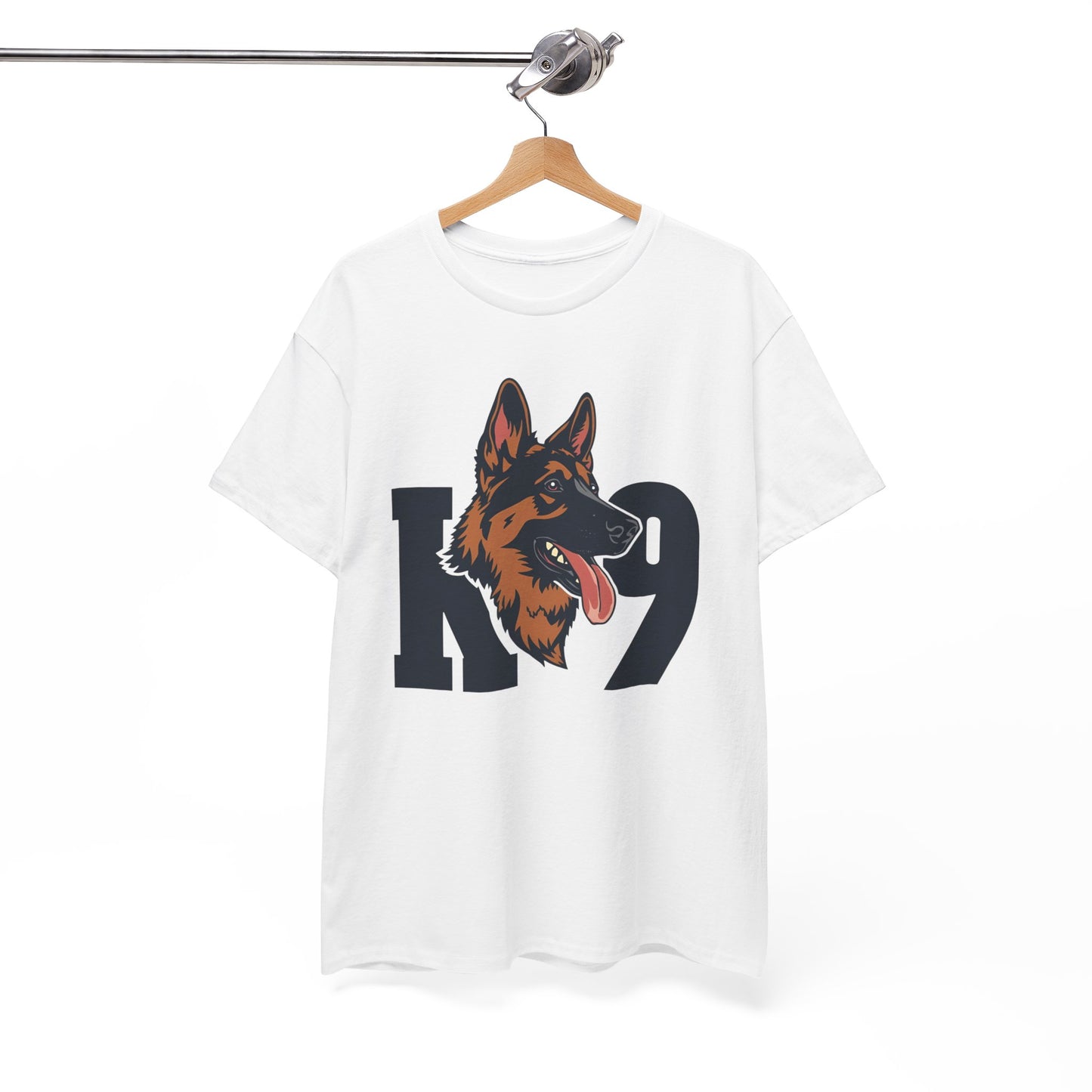German Shepherd K9 Lover Unisex Heavy Cotton Tee | Dog Owner Gift, Dog Lover Apparel