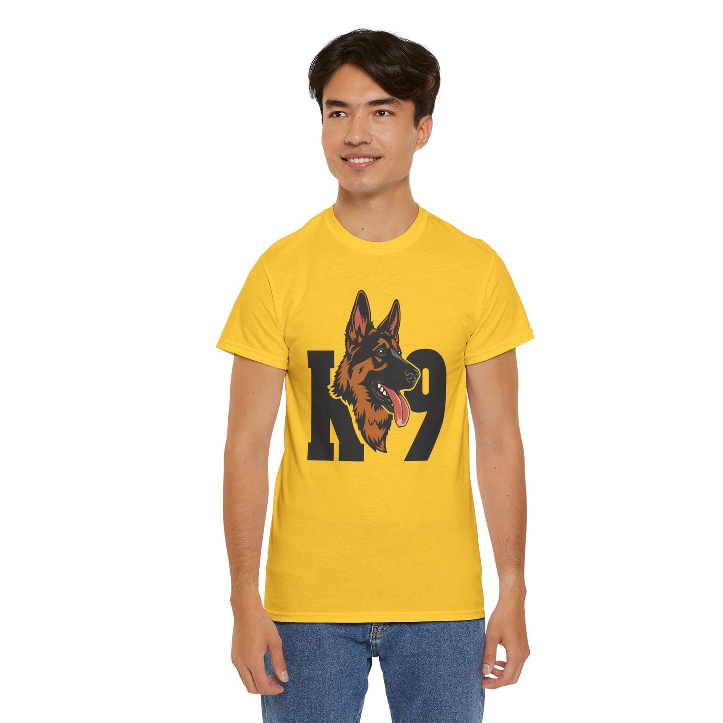 German Shepherd K9 Lover Unisex Heavy Cotton Tee | Dog Owner Gift, Dog Lover Apparel