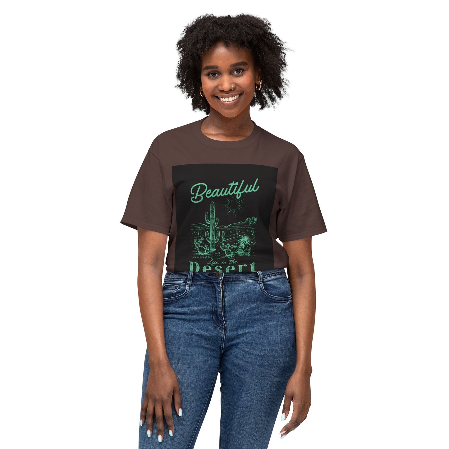Beautiful Desert Unisex T-Shirt, Nature Lover Tee, Summer Vacation Apparel, Gift for Him/Her, Retro Graphic Shirt